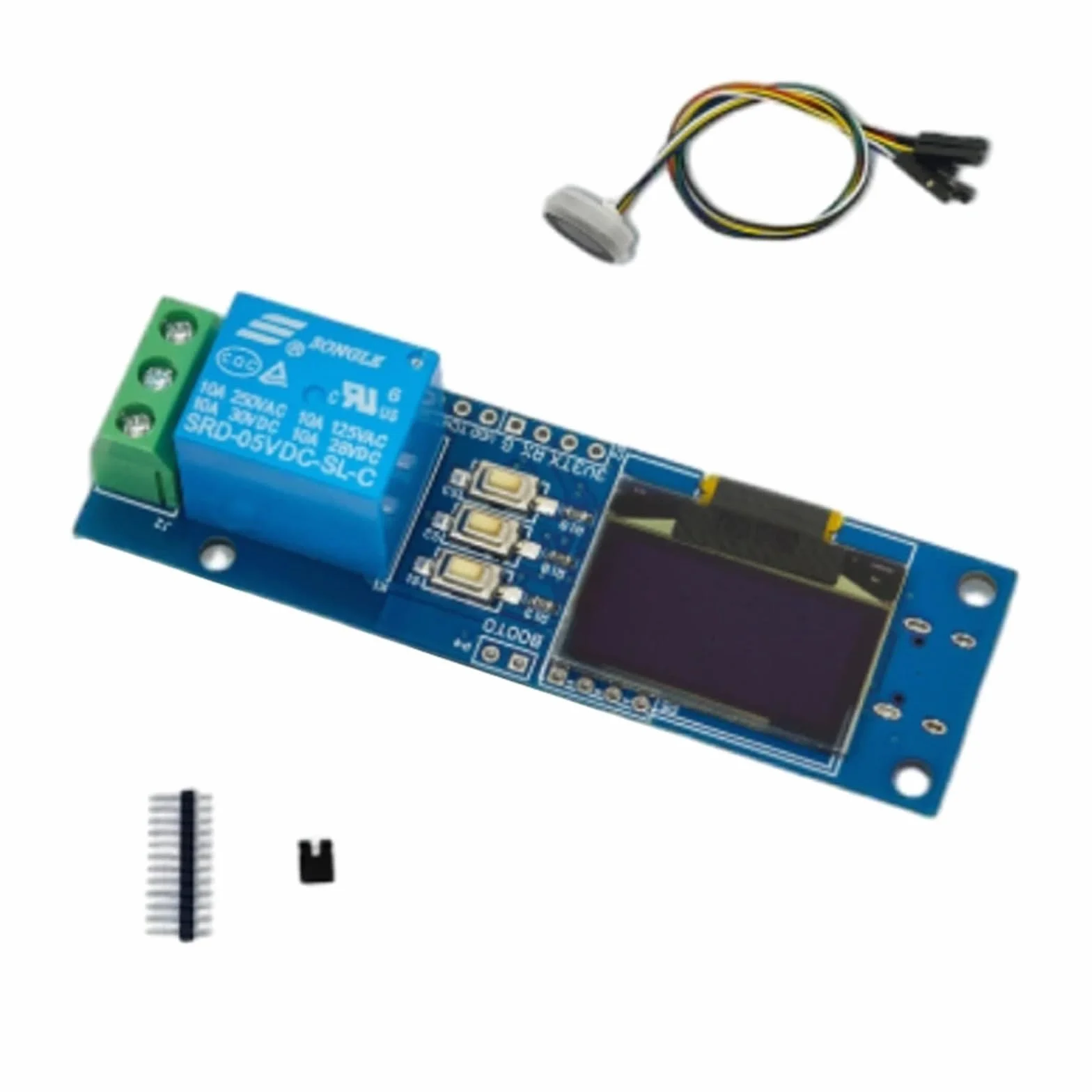 Modulo relè PLC Scheda STM32 con display OLED a semiconduttore capacitivo a modulo relè singolo for impronte digitali ZW101