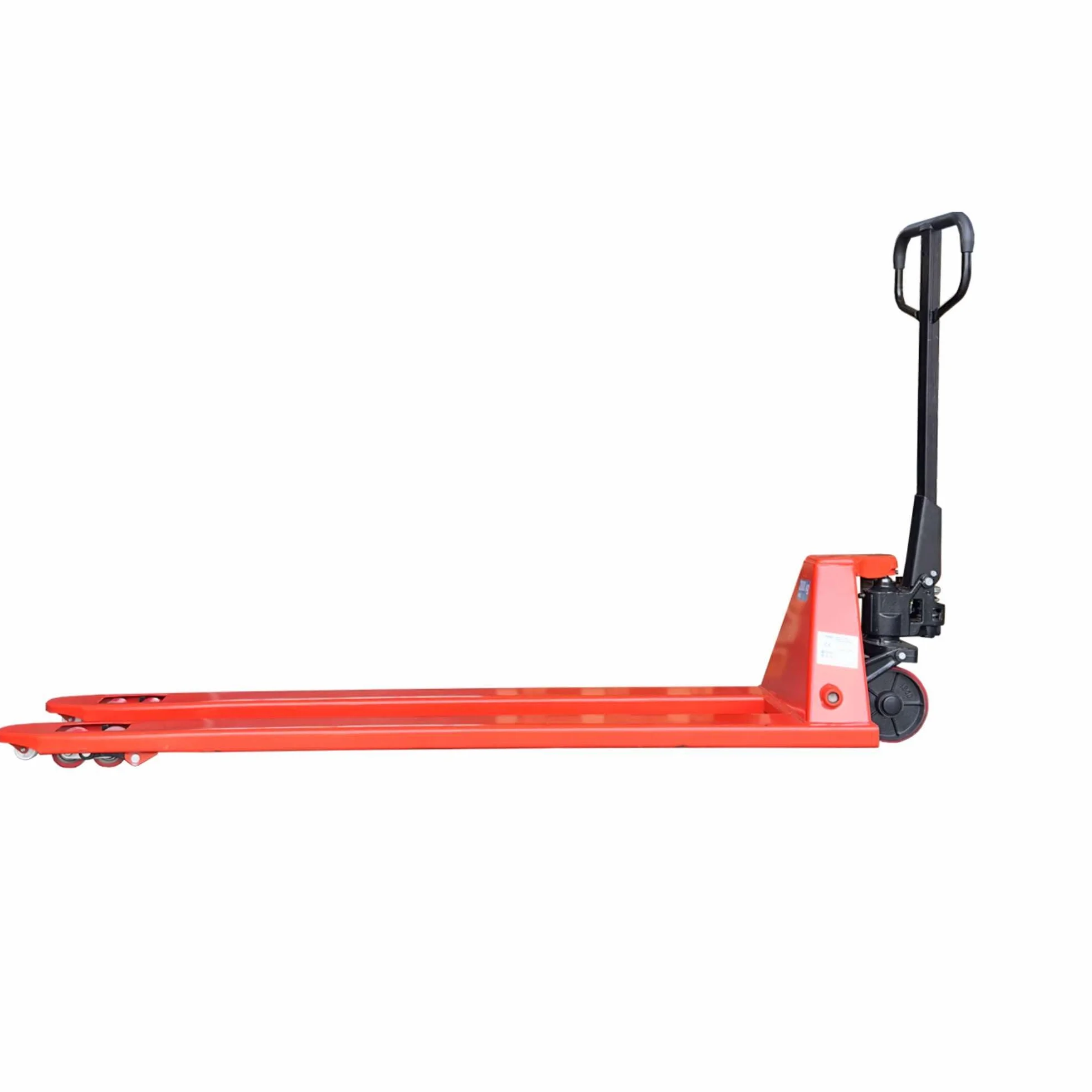 echoENG Transpallet manuale | Lunghezza forche lunghe 1800 mm | Portata 2000 kg | Ruote in PU | Carrello sollevatore pallet | MA SL E182