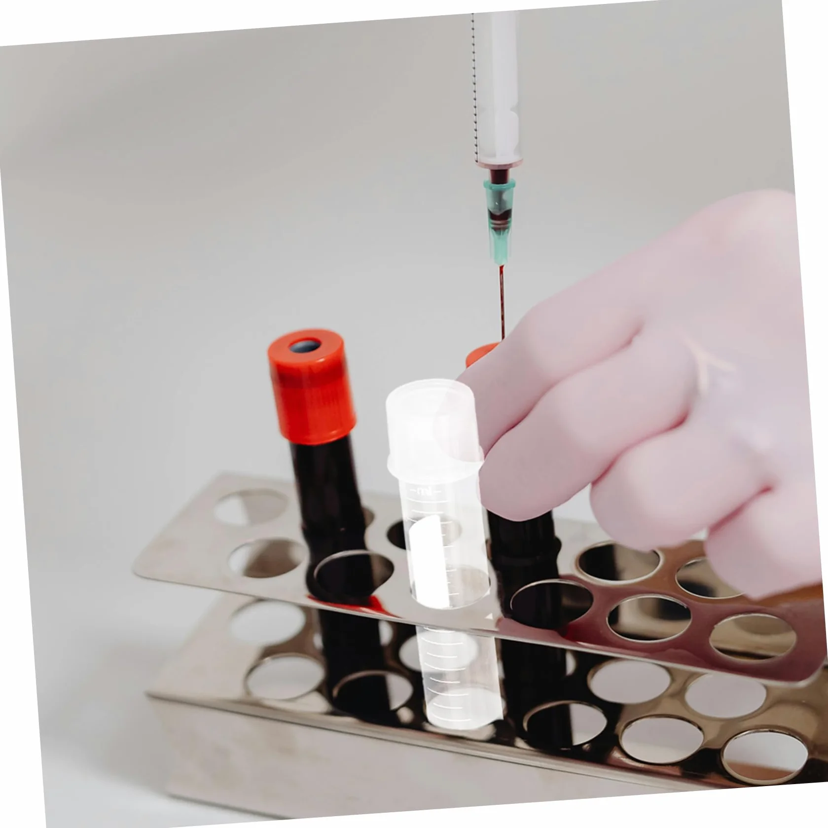 Tubo Di Cultura Con Coperchio Provette Da Laboratorio per Campioni Liquidi 10 pezzi