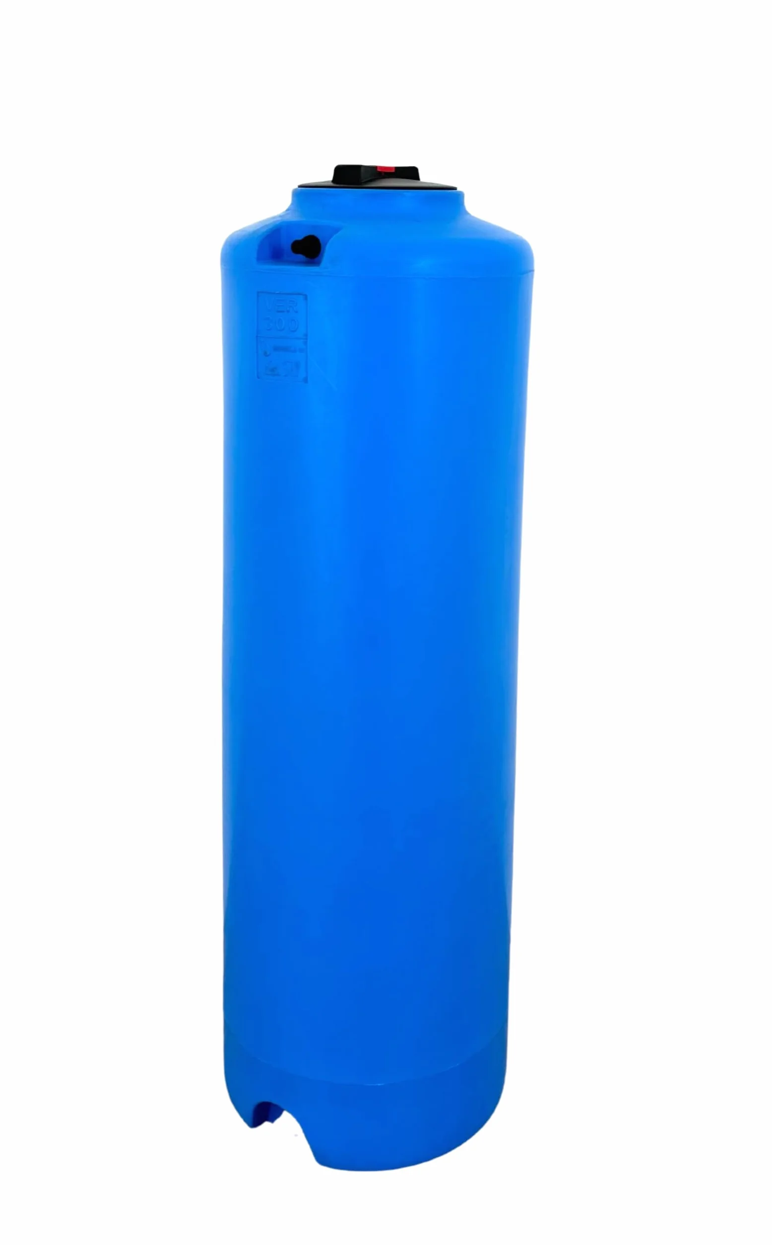 Serbatoio Polietilene PE per spazi ridotti certificato acqua potabile 300 litri diametro 50 cm h 153 cm Made in Italy