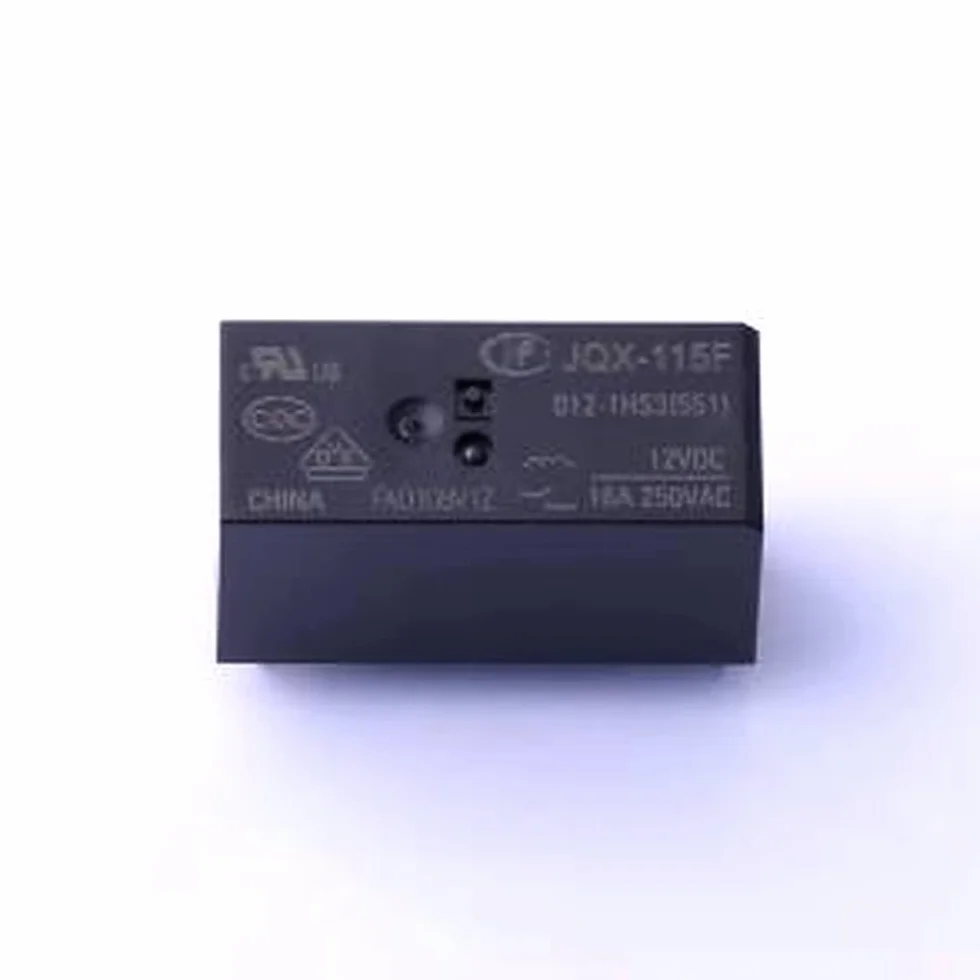 1 relè di potenza 12 V normalmente aperto DIP, 12,7 x 29 mm JQX-115F/012-1HS3 (551)