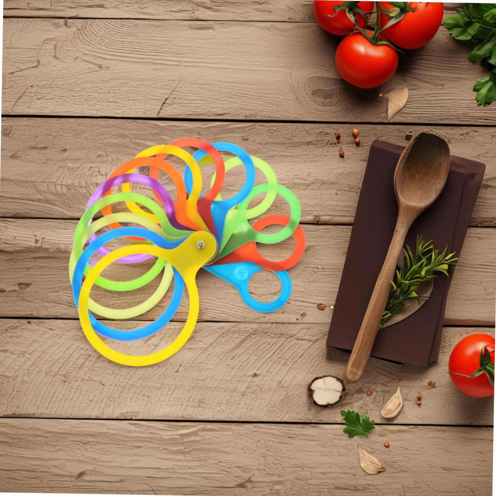 Misurazione Frutta Anelli per Classificazione Mela Arancia Strumento Precisione per Misura Dimensioni Frutti Facile Uso Colore Casuale Colore Casuale