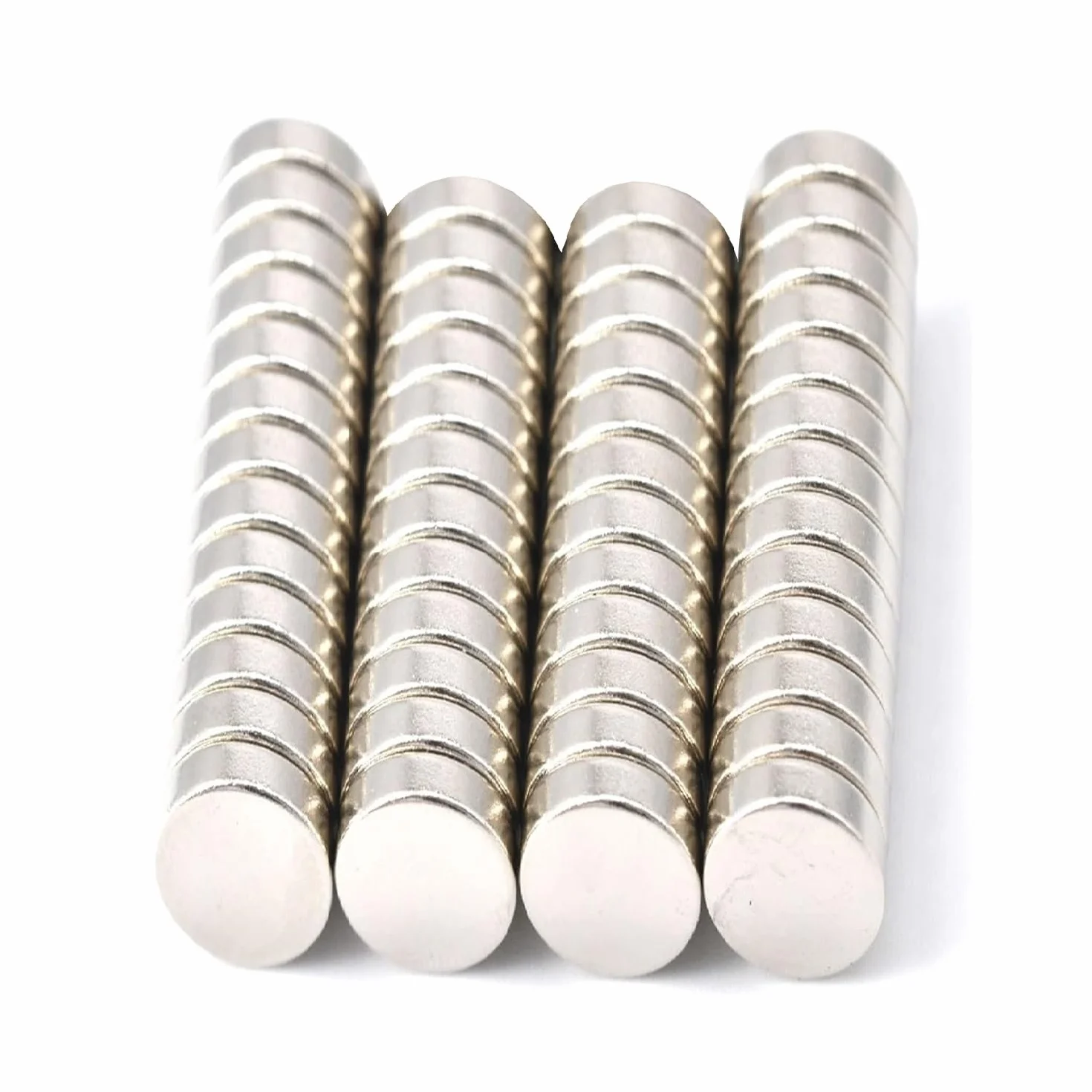 Magneti al Neodimio 50 pezzi 6 x 2 mm, Mini Magneti Estremamente Forti