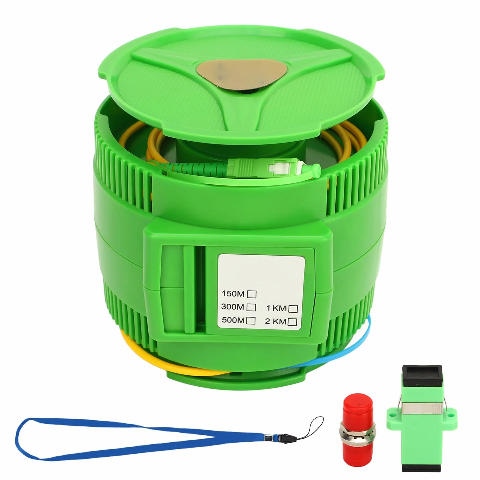 Chrees Cavo Jumper in Fibra Monomodale Cavo di Lancio Compatto SCUPC SCAPC OTDR per Testare le Linee in Fibra Ottica (500M)