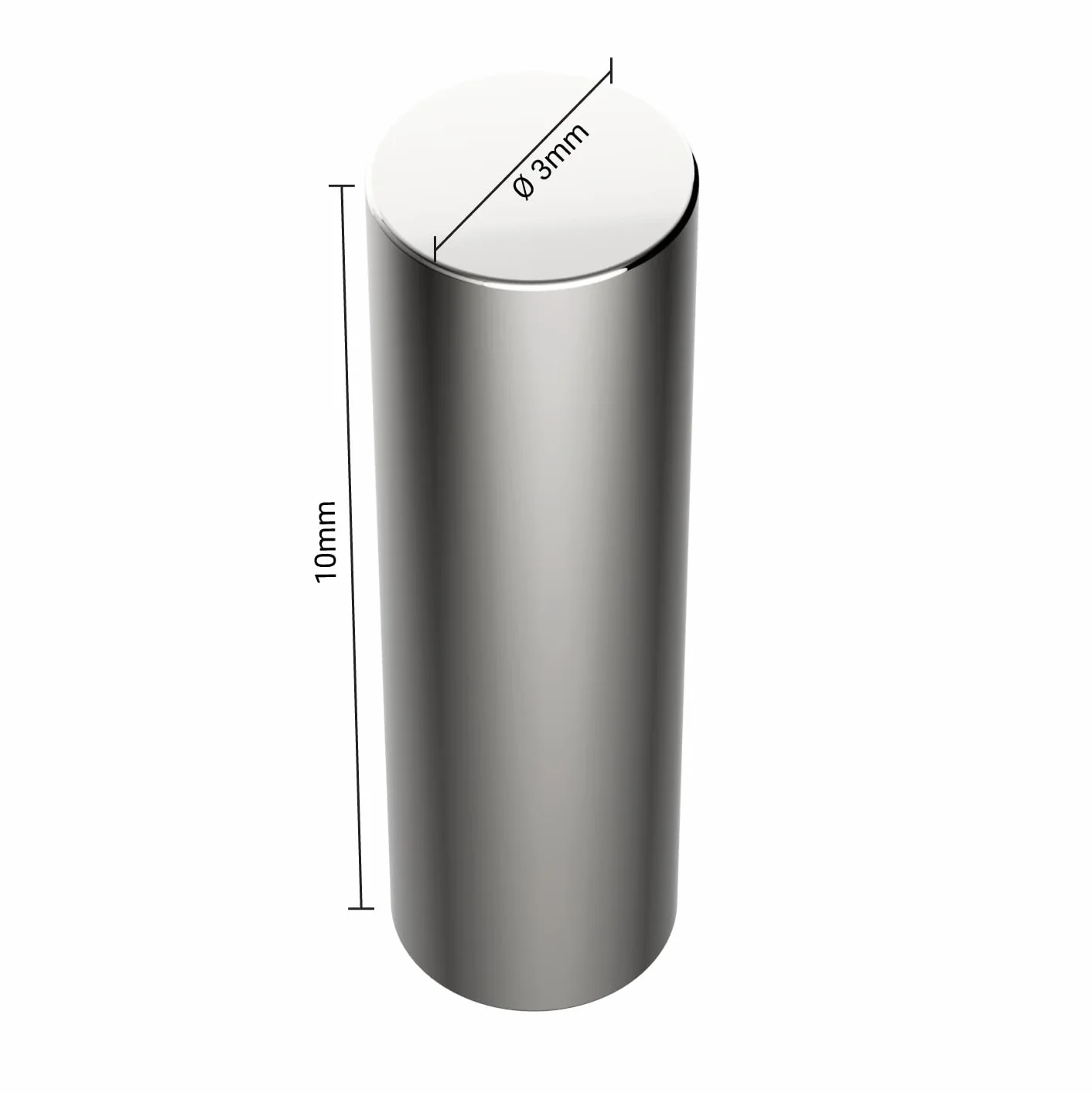 Magneti al neodimio rettangolari 30 x 30 x 15 mm forza adesiva 5 kg per lavagna magnetica