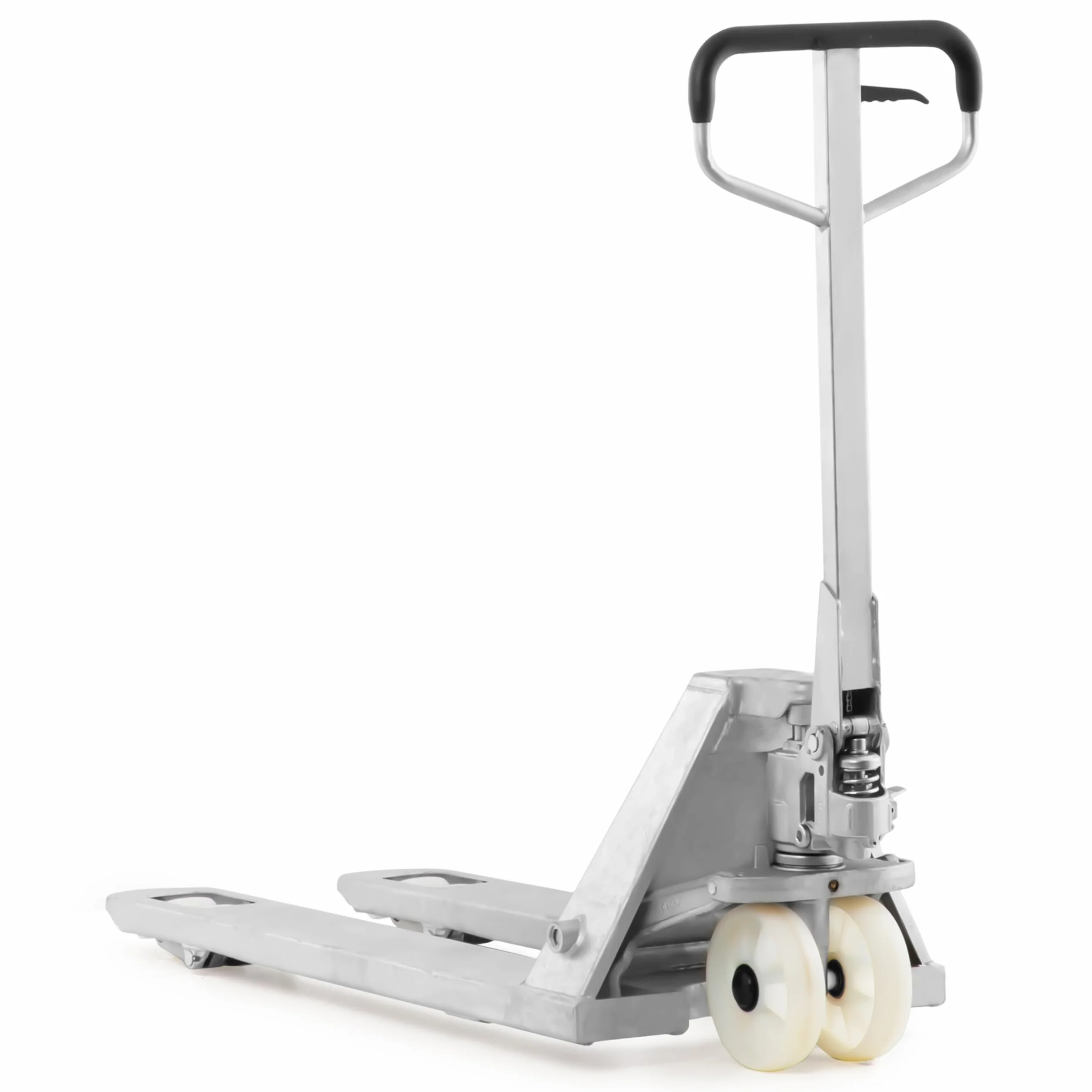Pallit Transpallet manuale GALVAN | portata 2500 kg | lunghezza delle forche 1150 mm | ruote in nylon | Acciaio zincato