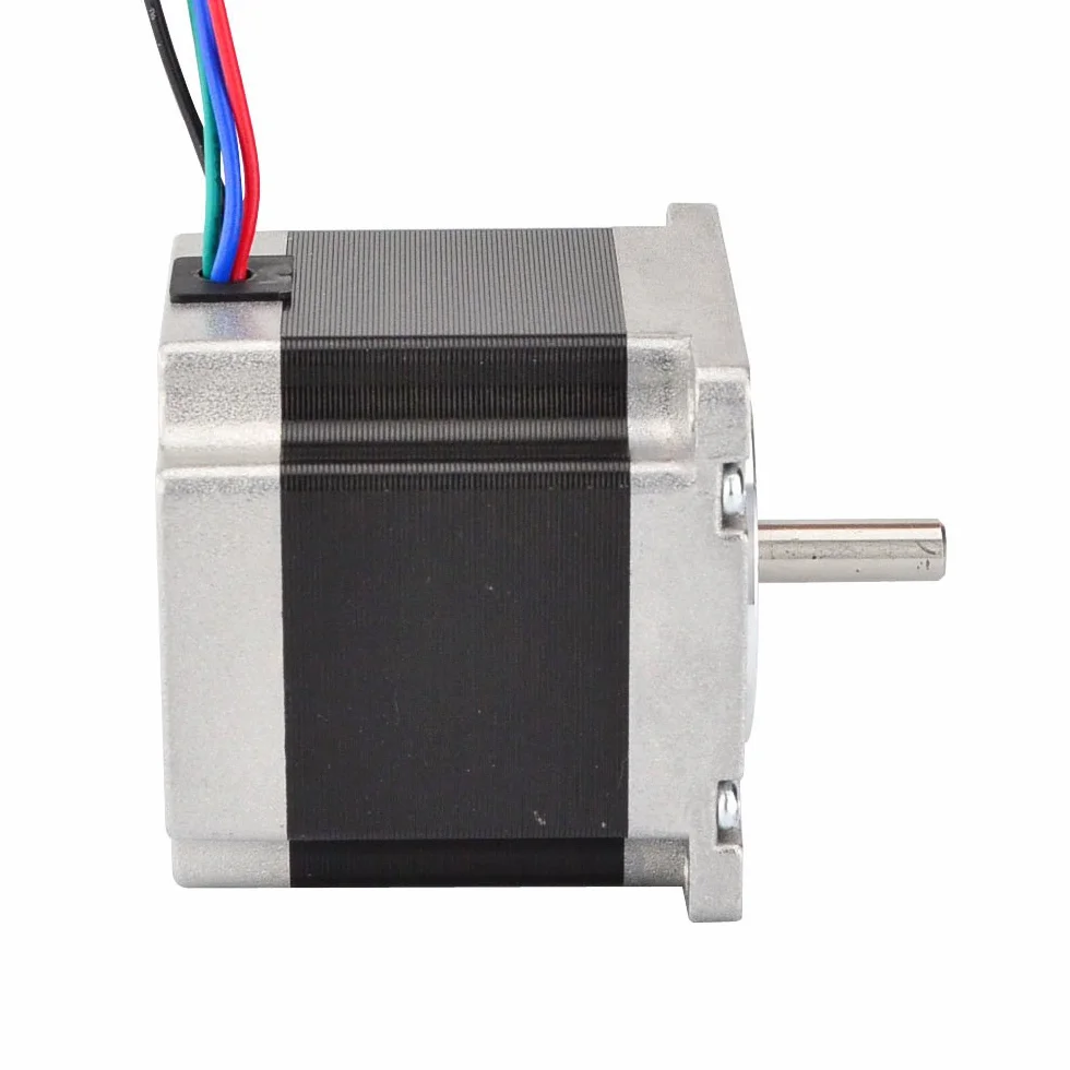 STEPPERONLINE Nema 23, motore passo-passo bipolare, 1,8 g, 1,24 Nm, 2,8 A, 57 x 57 x 56 mm, 4 fili per stampante 3D, fresa CNC