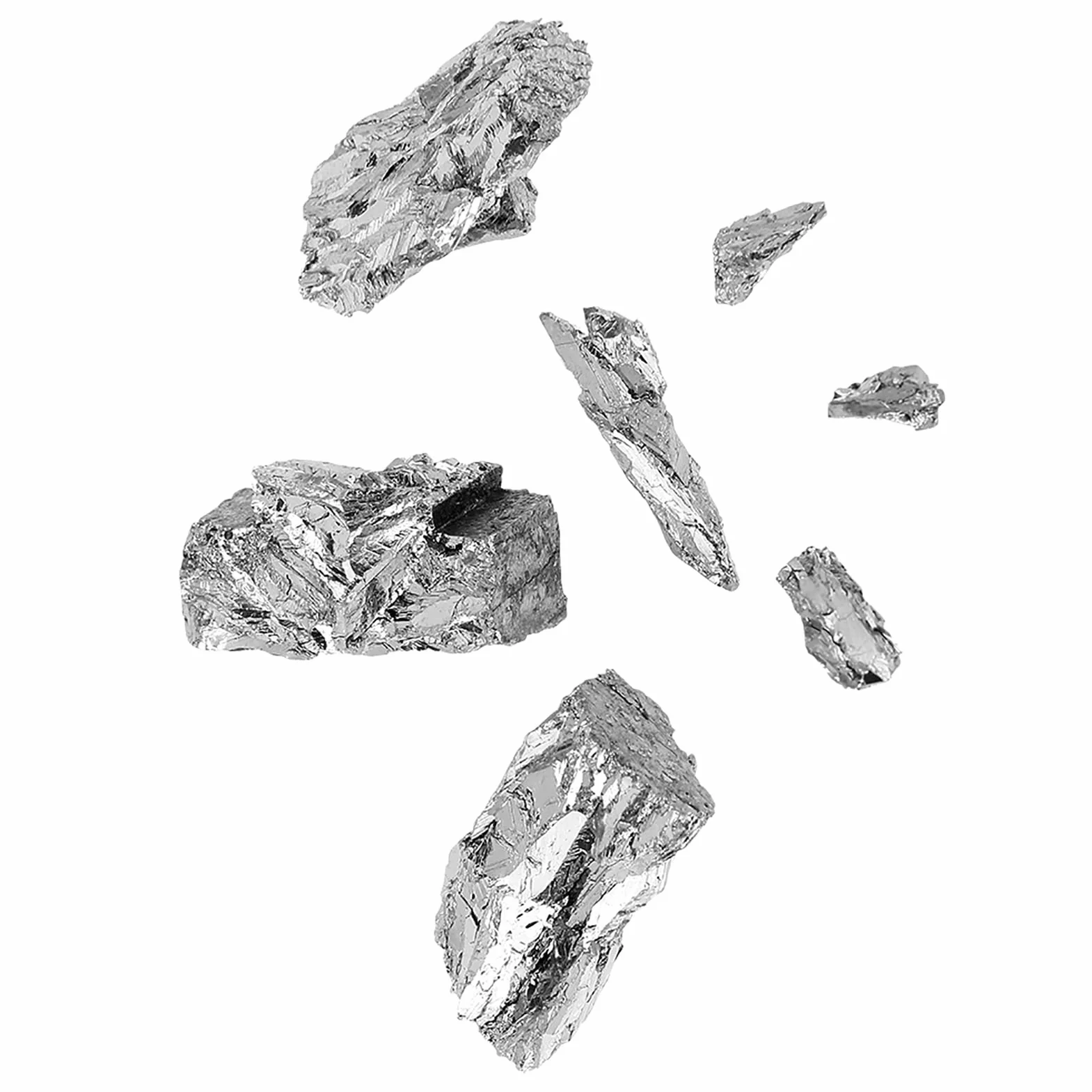 Lingotto del Metallo del Bismuto 100G, Cristallo Puro del Pezzo 99,99% del Gallio del Metallo del Gallio per la Fabbricazione dei Cristalli