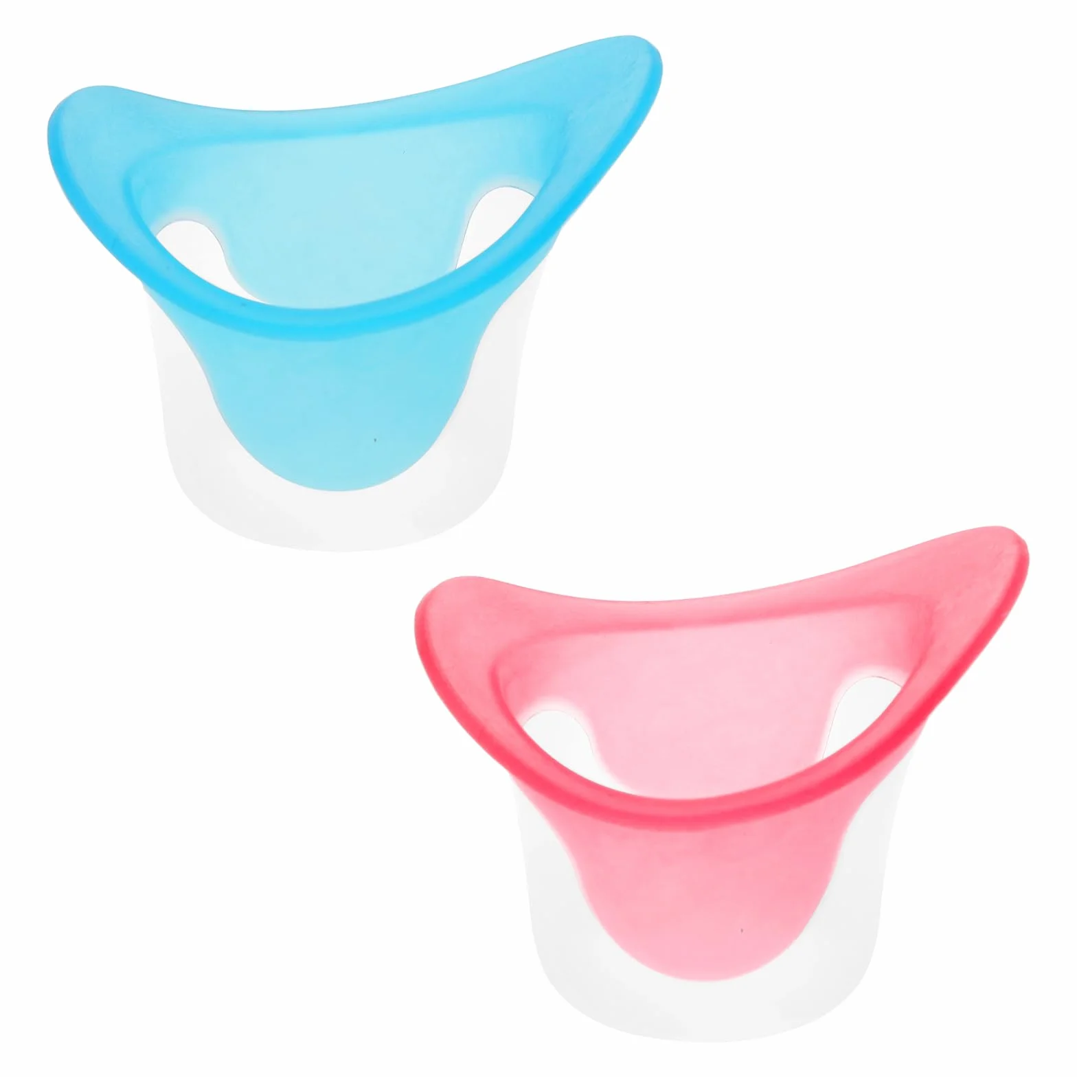 APOMOONS 2 Pezzi Tazza da Bagno per Occhi in Silicone, 10 ml Lavaggio Oculare Riutilizzabile, Portatile Lavaocchi, Strumento per la Cura Degli Occhi, Blu, Rosa