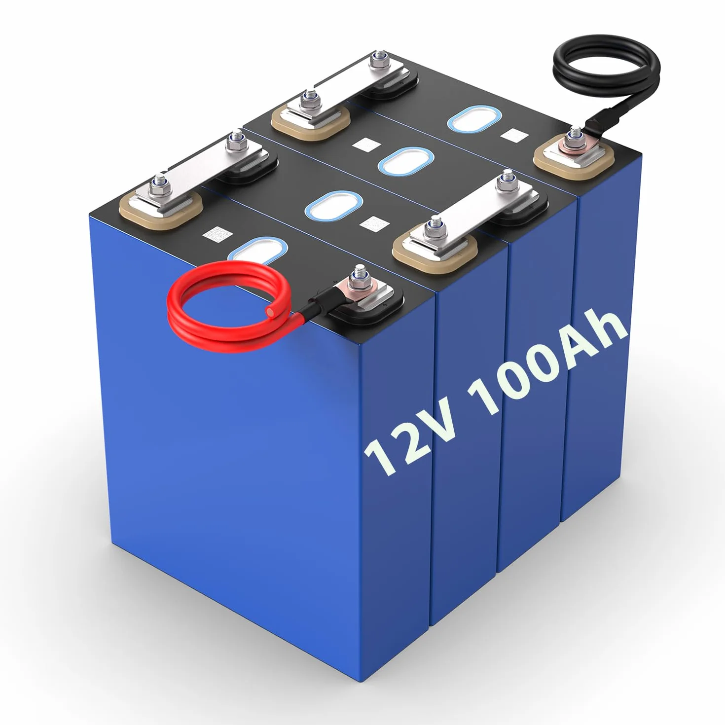 Cella batteria LiFePO4 12V 100Ah（3.2V/PC*4PCS) 280Ah batteria agli ioni di litio (4 pezzo) (3.2V 100Ah(4 pezzi)) 1280Wh