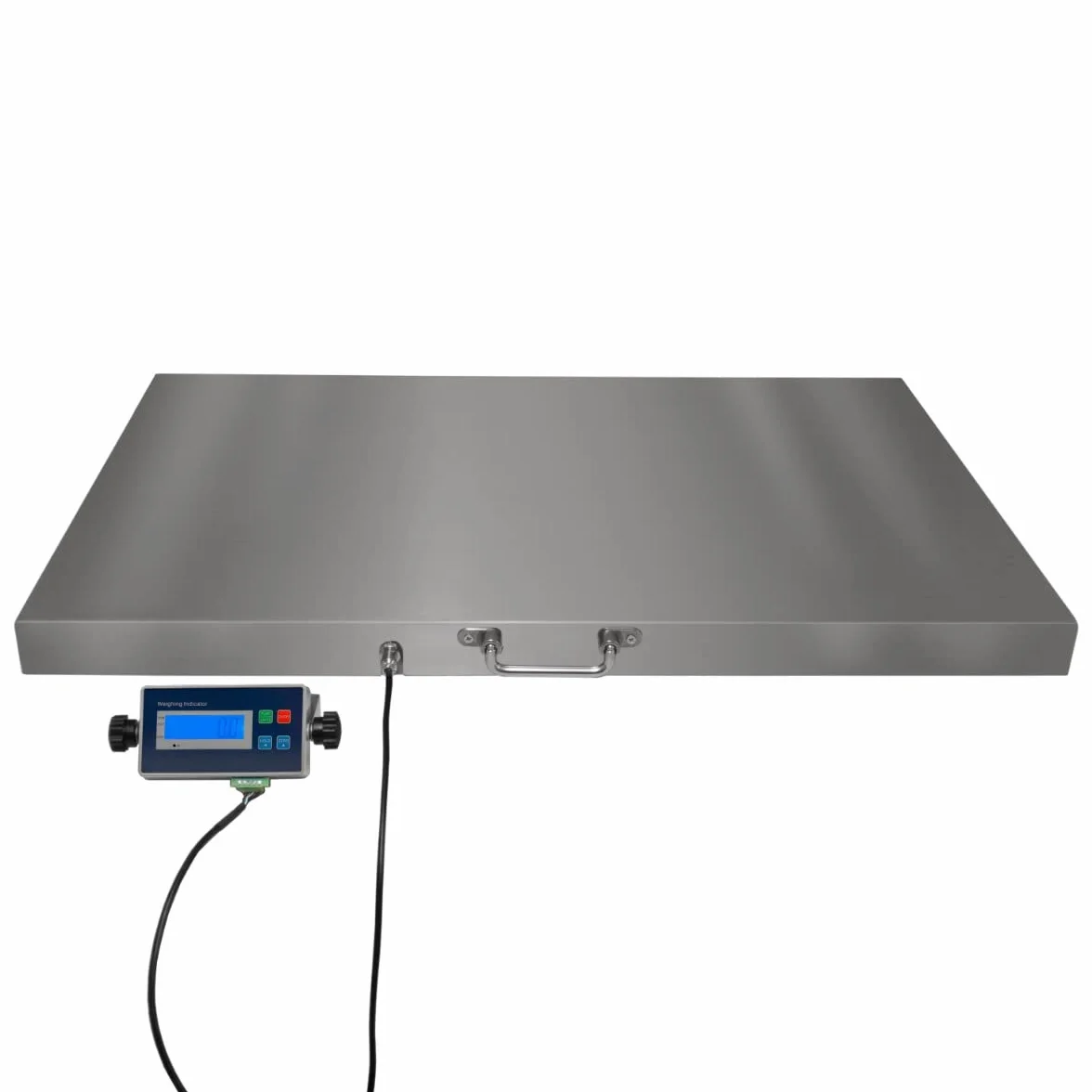 Bilance veterinarie digitali Pesatura da pavimento 90 x 60cm Piattaforma di tenuta 300kg Batteria ricaricabile Animale Bestiame Cane Gatto Magazzino Industriale Pacco
