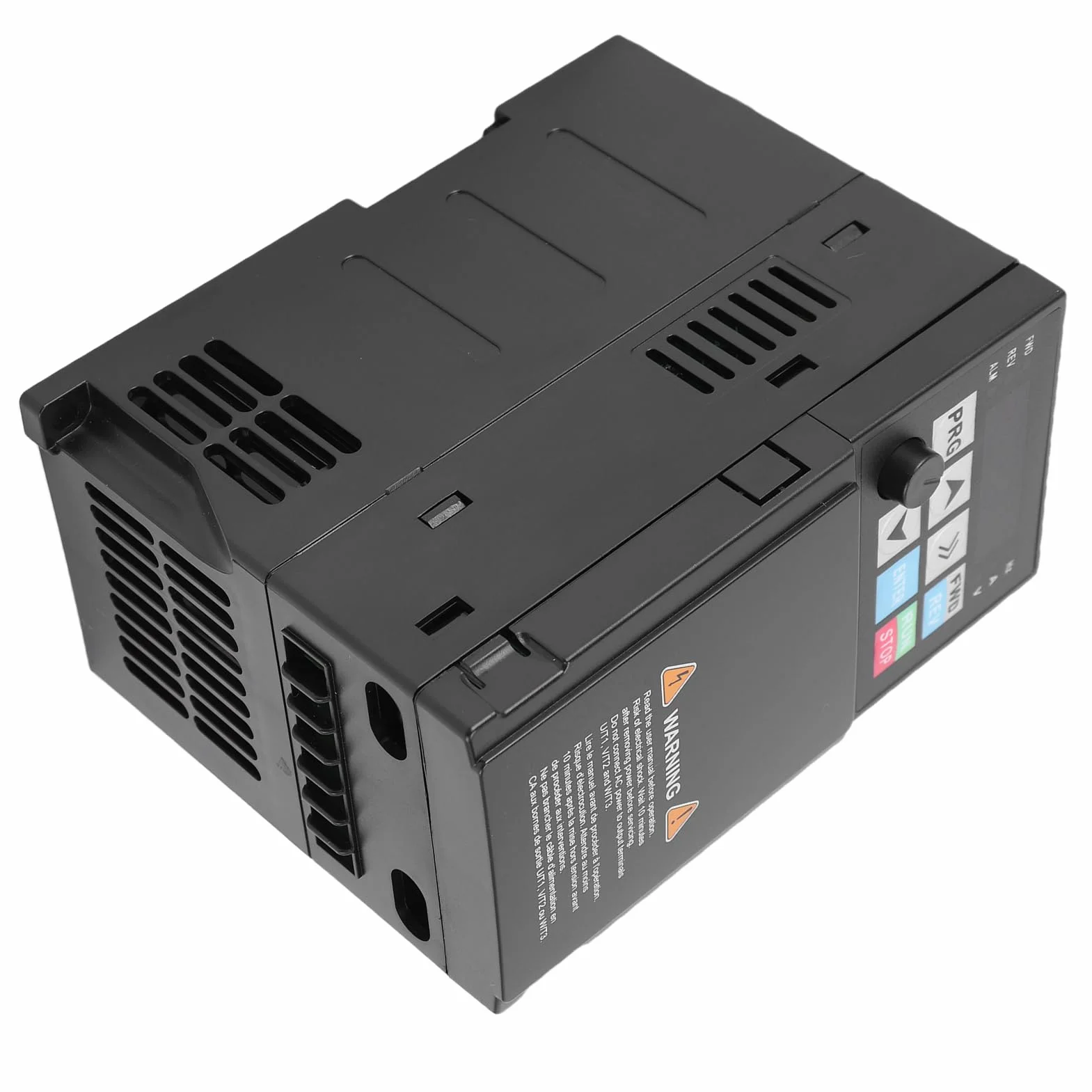 Aramox Azionamento A Frequenza Vettoriale Azionamento A Frequenza Variabile da 1,5 KW Trifase 50 60 Hz 5,0 A Ingresso da 0 A 320 Hz Uscita PC Ignifugo Display Digitale per Controllo velocità Motore