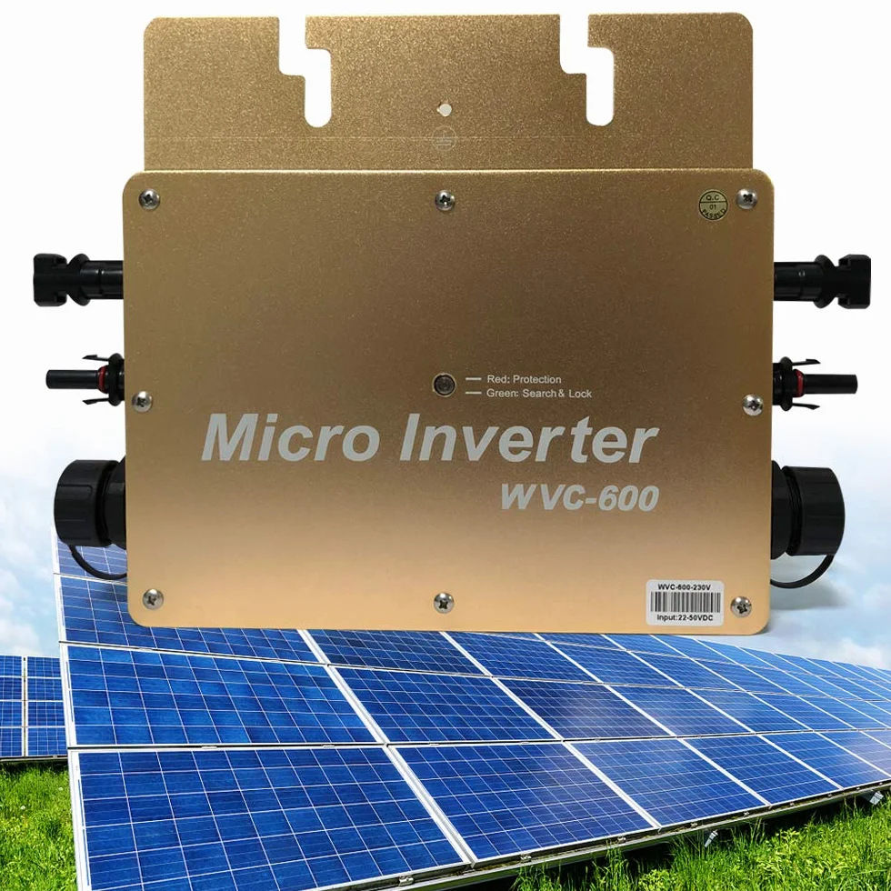 Inverter Solare Digitale WVC-600W IP65 MPPT 600W 22-50V DC 2.3kV AC 1 Unità