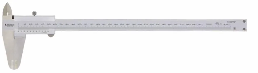 Mitutoyo 530-122 calibro a vernier, gamma 0mm-150 mm, precisione di 0,03 mm | Lettura 0,02 mm, meccanico, robusto