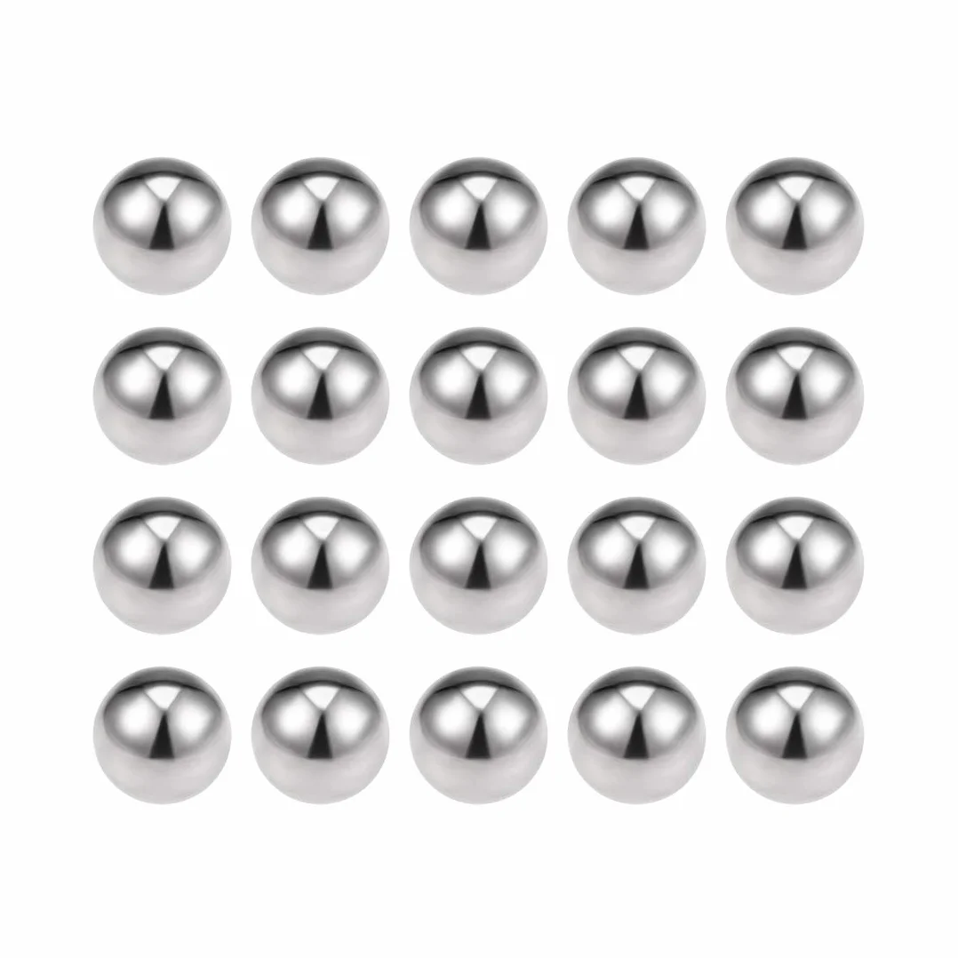 PATIKIL 1/4" Sfere Precisione Acciaio 440C Inox G25 50pz Cuscinetto Sfere Metalliche