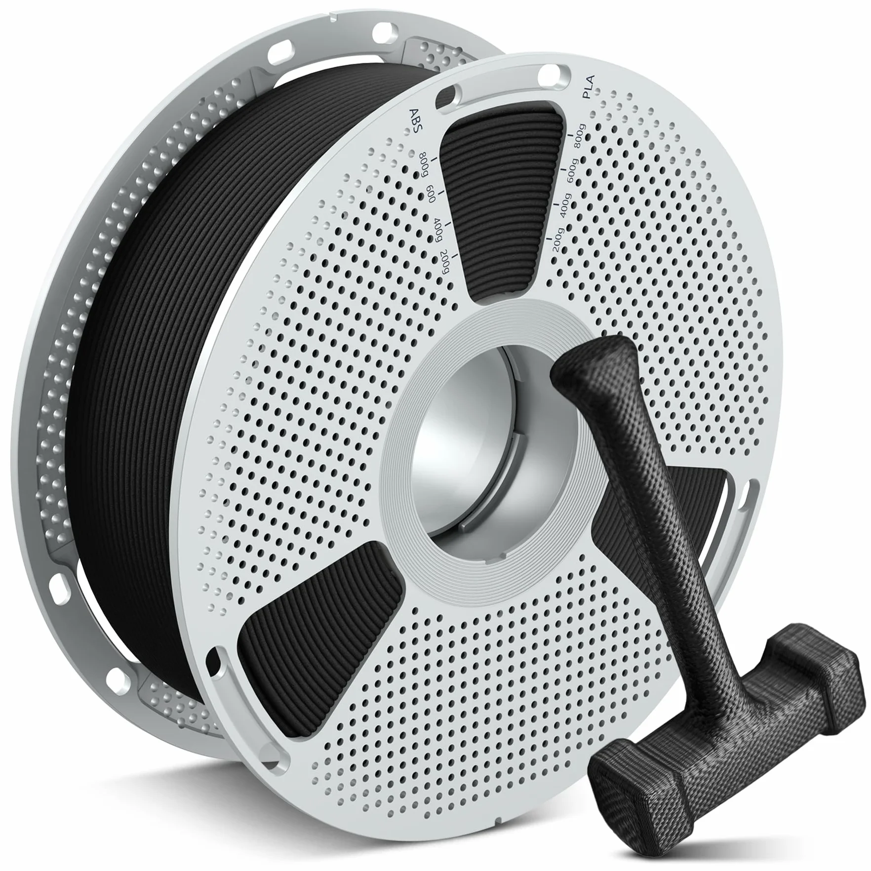 SUNLU PA6-CF Filamento 3D 1.75 mm 1KG, 209°C, 80% Nylon PA 20% Fibra di Carbonio, Resistente al Calore