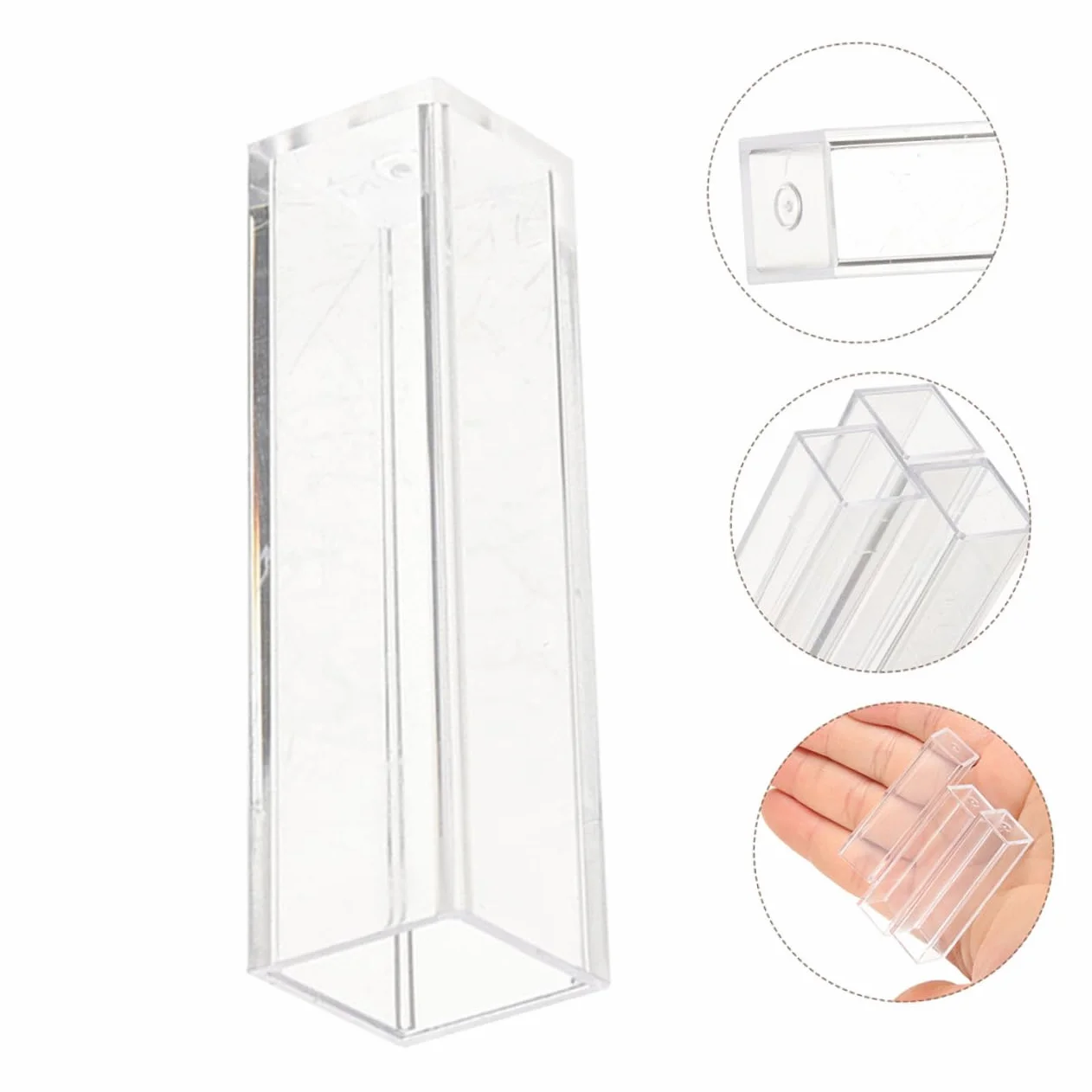 PRETYZOOM 3 Set Cuvette Trasparenti in Plastica 8 Pezzi*3