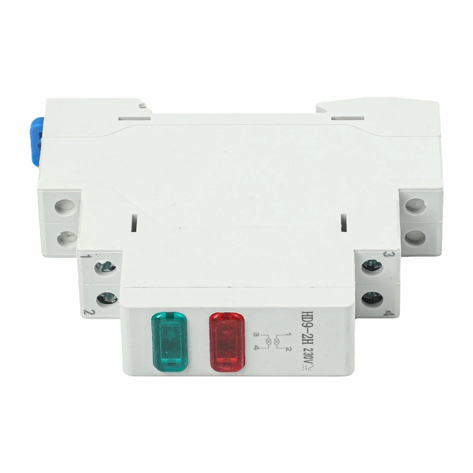 Luce di segnale LED DIN 230 V, spia in plastica ignifuga per armadi elettrici, indicatore luminoso rosso + verde