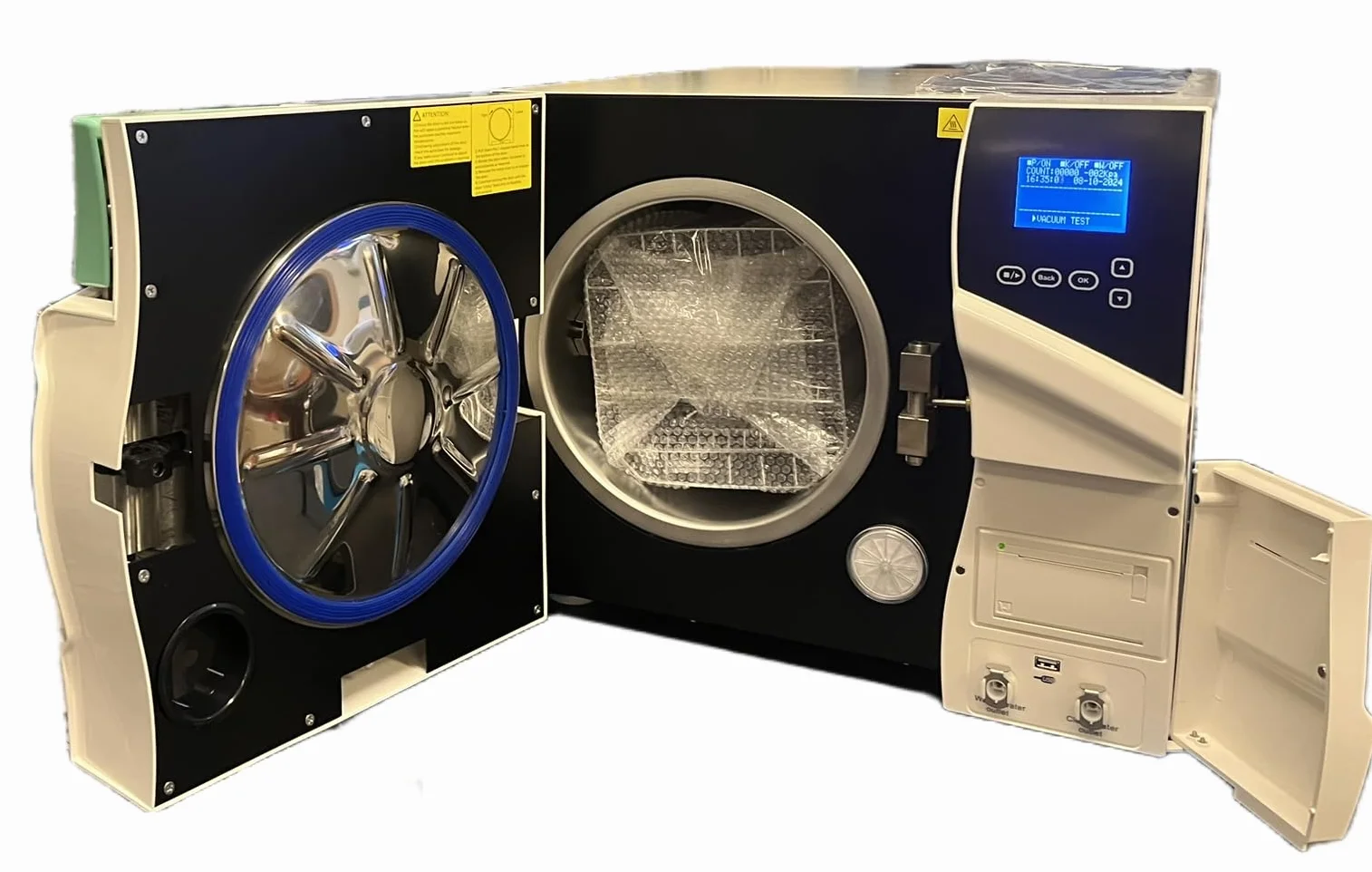 22 Liter New Dental Vacuum Steam Autoclave Sterilizer With Printer USB Class B CE, 11 Standard Program