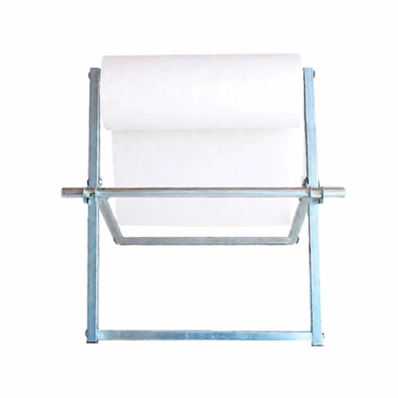 Supporto pieghevole per rotolo di pluriball, resistente supporto ammortizzante, capacità di carico 100 kg per imballaggio, trasloco e spedizione