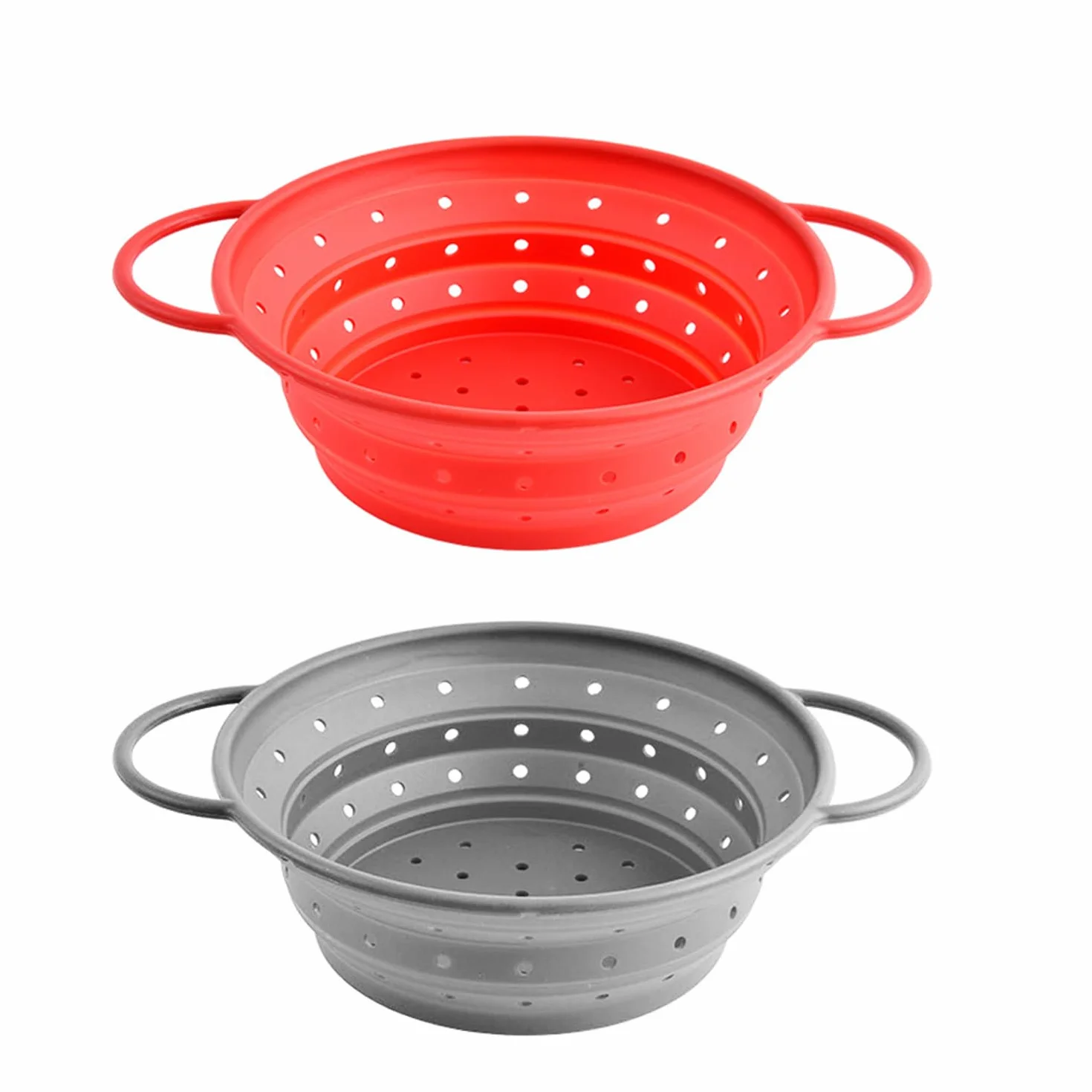 Cestello Di Scarico In 2 Pezzi, Cestello Di Scarico In Silicone, Cestello Di Scarico Pieghevole, Cestello Di Scarico Per Frutta E Verdura, Strumenti Per Lavare La Cucina, Forniture Da Cucina
