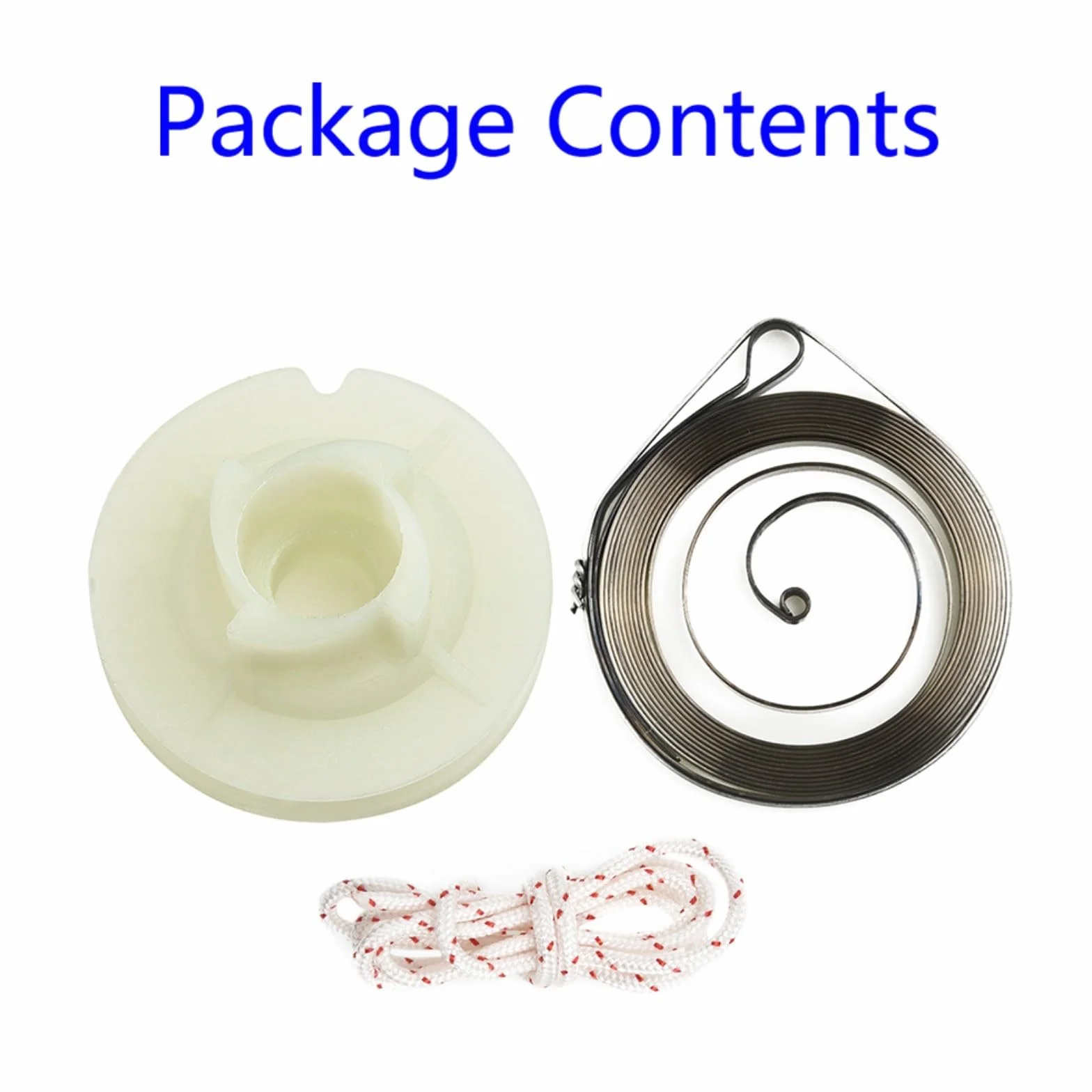 Kit molla puleggia di avviamento, set di corde di riavvolgimento compatibile con sega a 2 tempi ZENOAH G2500 cinese 25cc