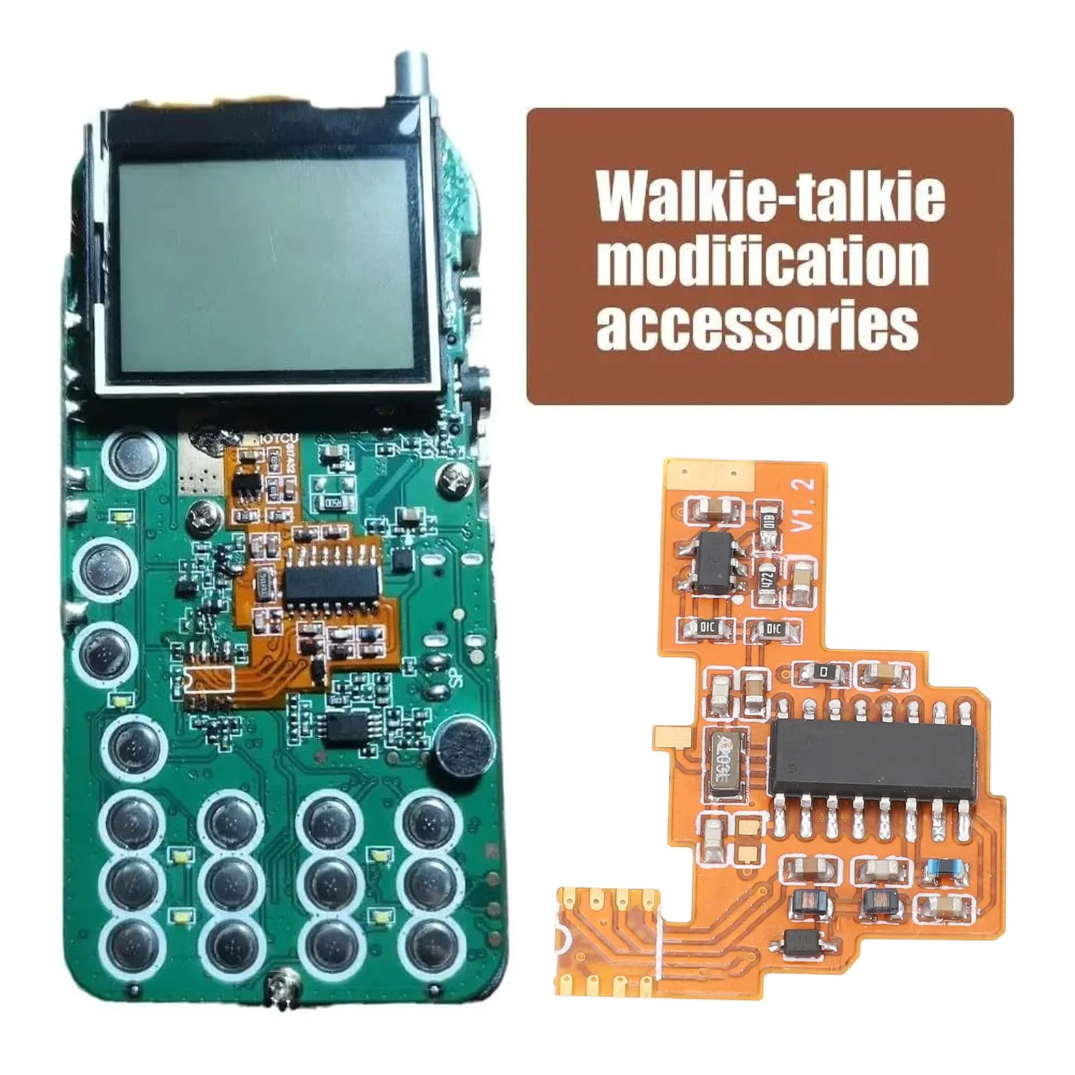 Modulo di Modifica Radio Versione Chip V2 FPC SI4732 per Quansheng UV K5, UV K6 con Chip di Memoria, Ricezione Banda Completa a Onde Corte HF, Doppia, Filtri Passa Banda FM,