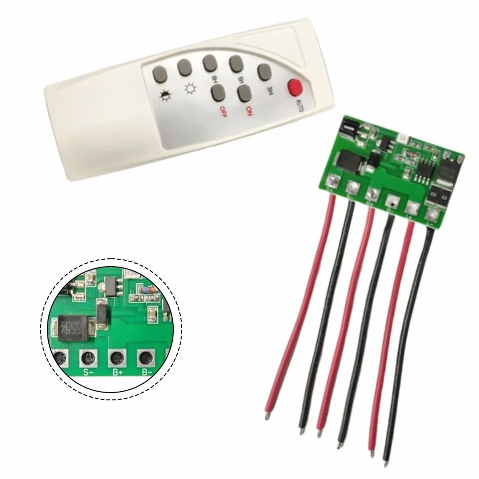 Driver LED do sterownika oświetlenia solarnego z pilotem 6,4-12 V LiFePO4 litowy 5-6 V/12 V