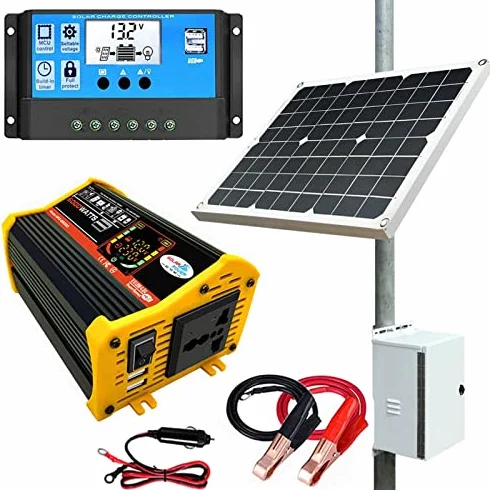 Kit pannello solare 4000 W, sistema di alimentazione off-grid completo con inverter per casa, camper, barca, fattoria e capannone, design espandibile, configurazione plug-and-play