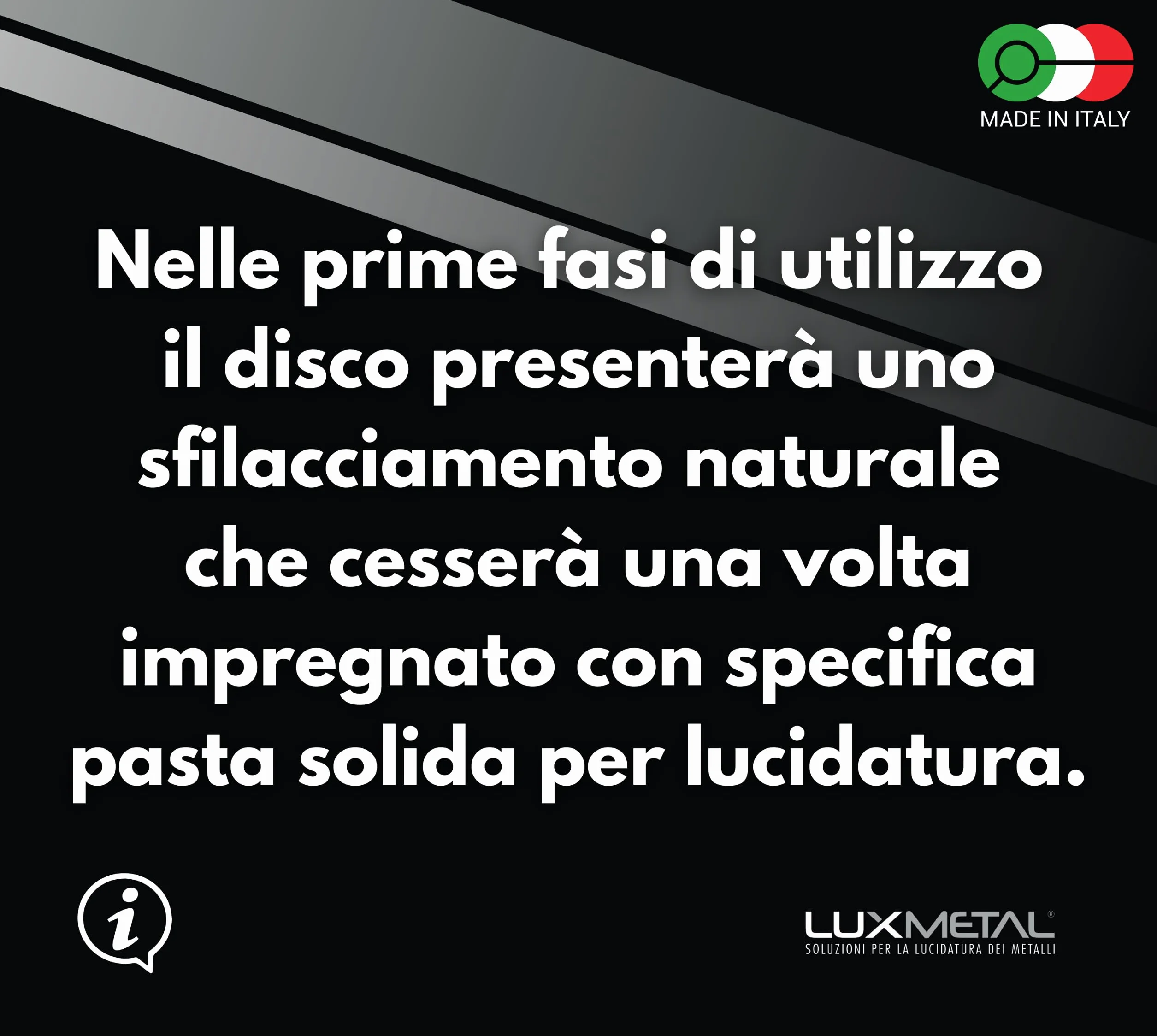 Lux Metal Disco Lucidatura Metalli Soft 200 mm In Feltro Cotone Per Lucidare A Specchio Alluminio Acciaio Inox Dischi Lucidante Lucidatrice Mola Ruota Smerigliatrice Ottone Rame Legno Marmo Plexiglass