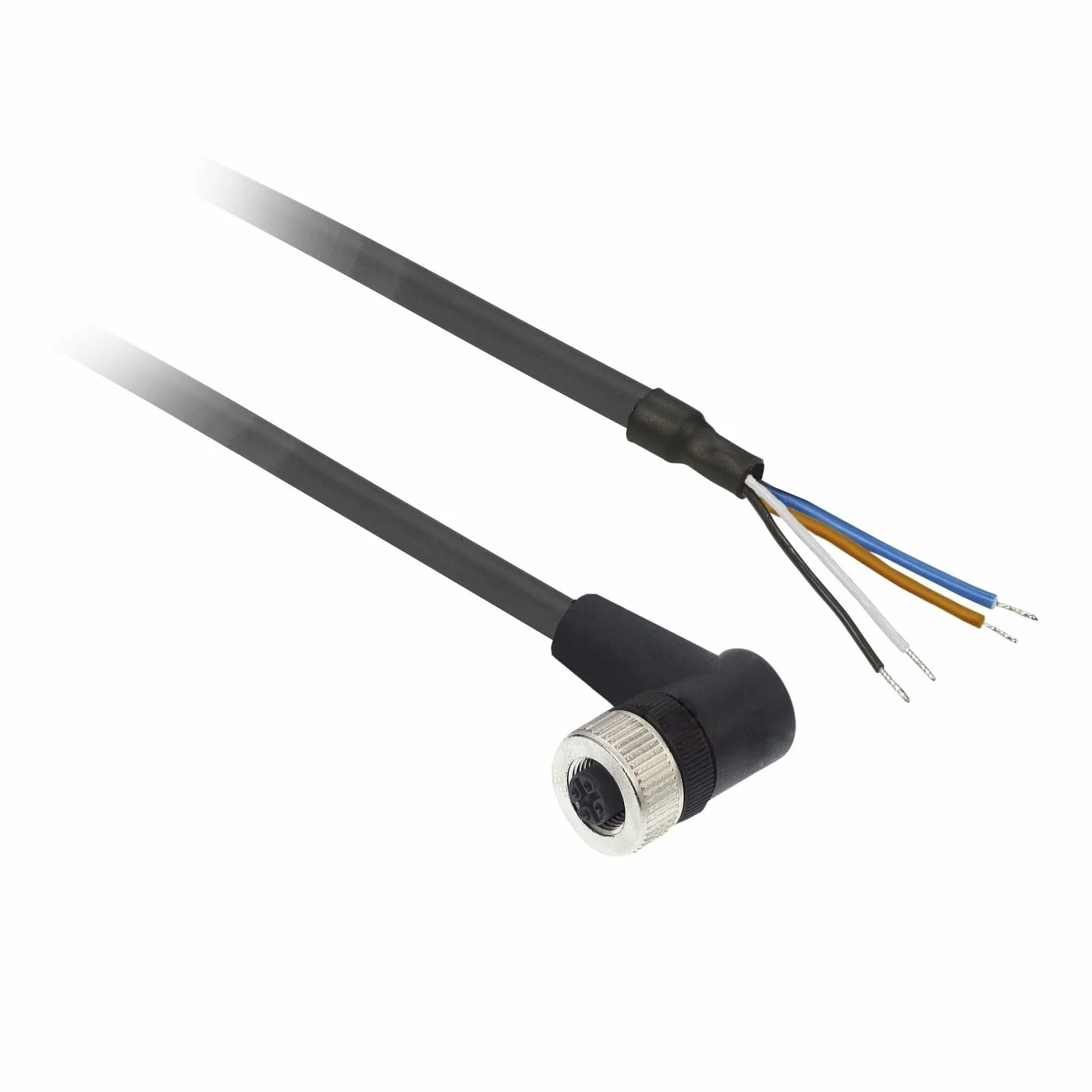 Schneider XZCP1241L5 Connettore con Cavo 5 Mt., Bianco