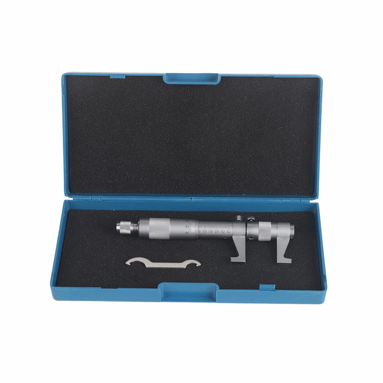 ViaGasaFamido Micrometro per Interni in Acciaio Inossidabile 25-50mm/50-75mm, Strumento di Misurazione Ad Alta Precisione con Testa in Lega per Varie Dimensioni Interne (50-75MM)
