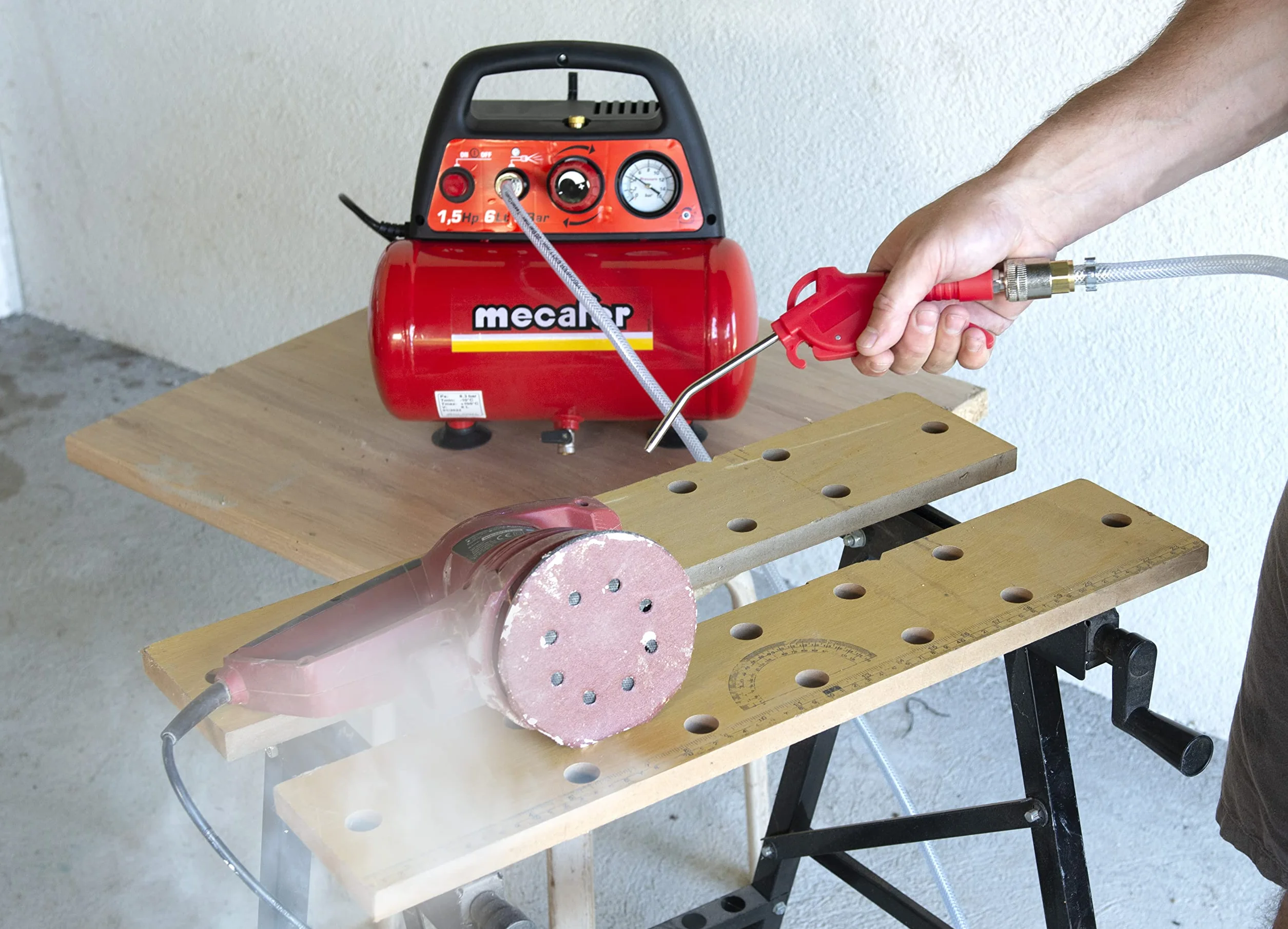 Mecafer Compressore portatile 6 lt. 1,5 hp