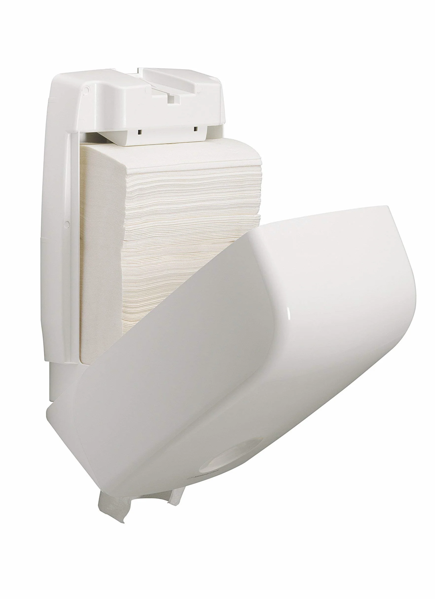Aquarius Dispenser di asciugamani intercalati Aquarius 6945-1 dispenser di panni di carta bianco, Intercalato
