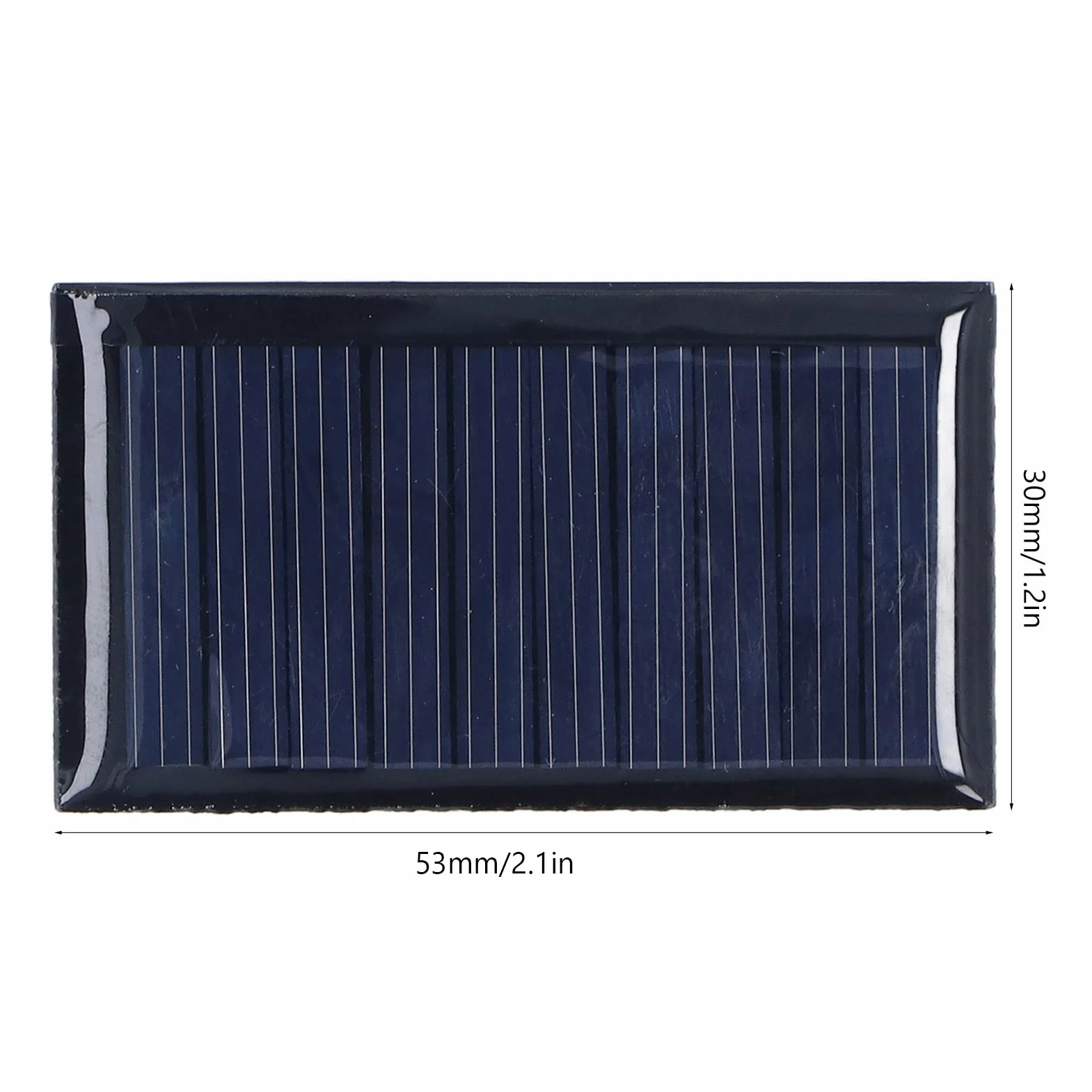Mini Pannelli Solari Polisilicon 5V 300mA 0 15W 10 Pezzi per Progetti Fai da Te e Luci Solari Resistenti alle Intemperie per Esterno