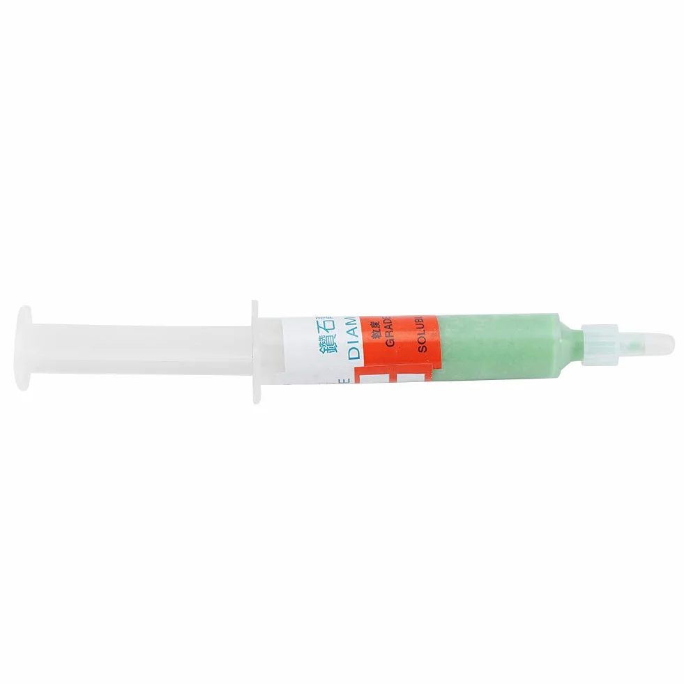 Pasta Diamantata, Akozon 5 Pezzi Pasta Lucidante Diamantata W0.5-W40 Tubo Ad Ago per Pasta Abrasiva Composta per Lappatura per Vetro Orologio Giada Gioielli Lucidatura Ad Alta Precisione(W14#800)