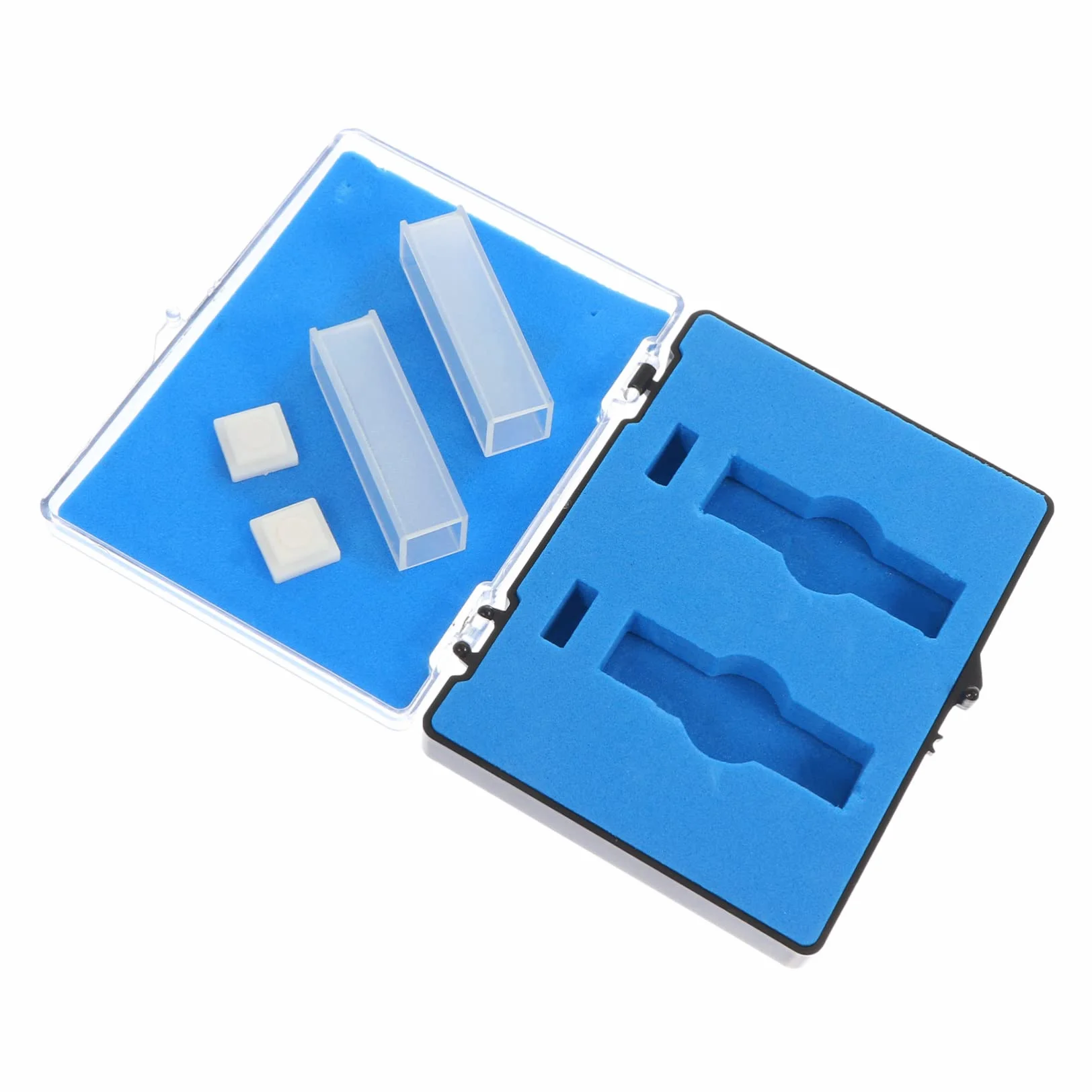 Cuvetta Quarzo Laboratorio 2 Pezzi 10mm 3.5ml per Applicazioni Scientifiche