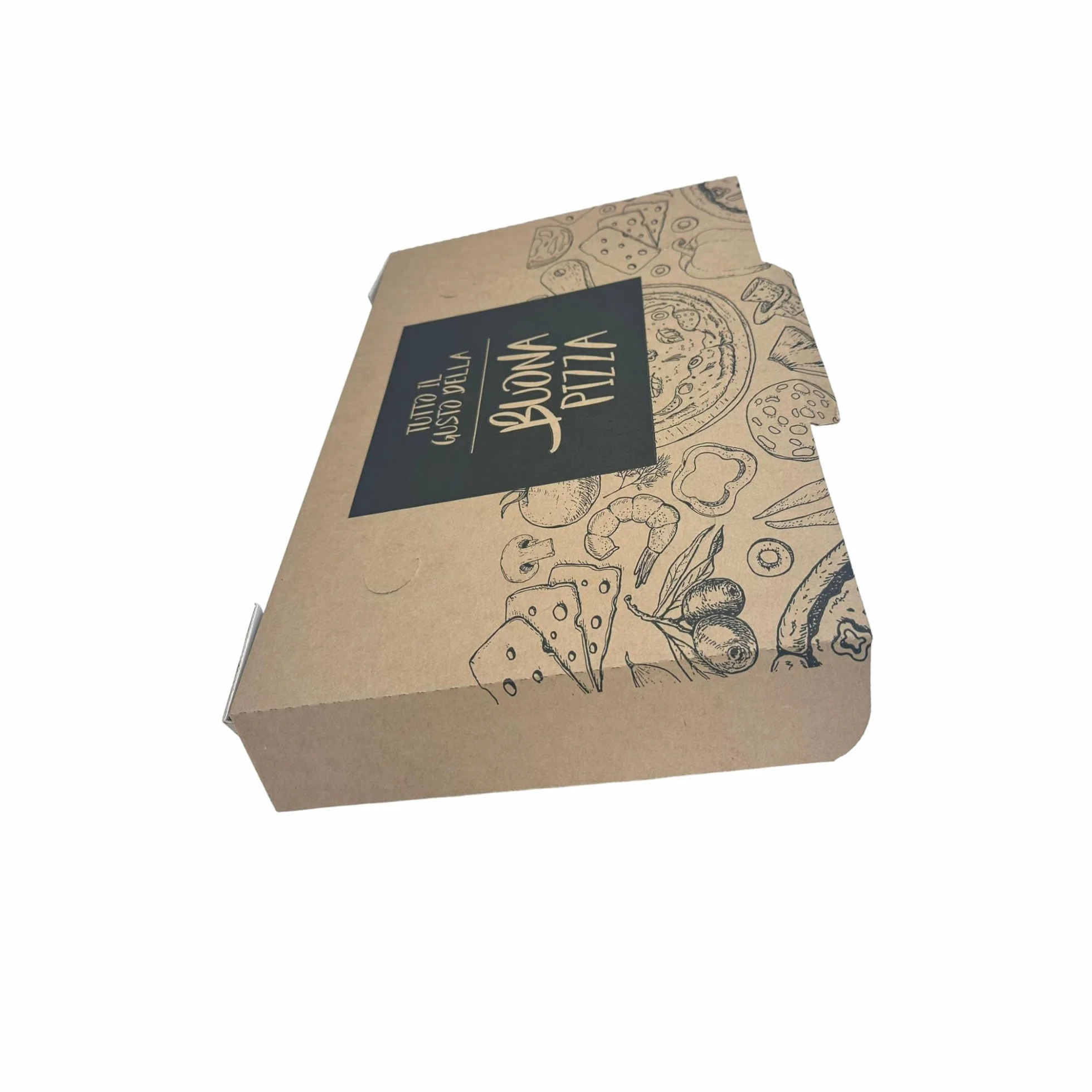 Contenitore rettangolare in cartone ondulato 30x40cm 60 pezzi