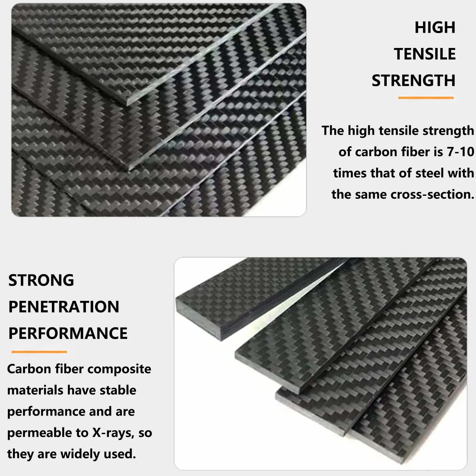Piastra in Fibra di Carbonio 3K Tessuto Twill 8 mm Nera Rigida Resistente al Calore per RC Drone Aerei DIY Modelli Parti Auto Ingegneria Progetti,150mm*150mm*8mm