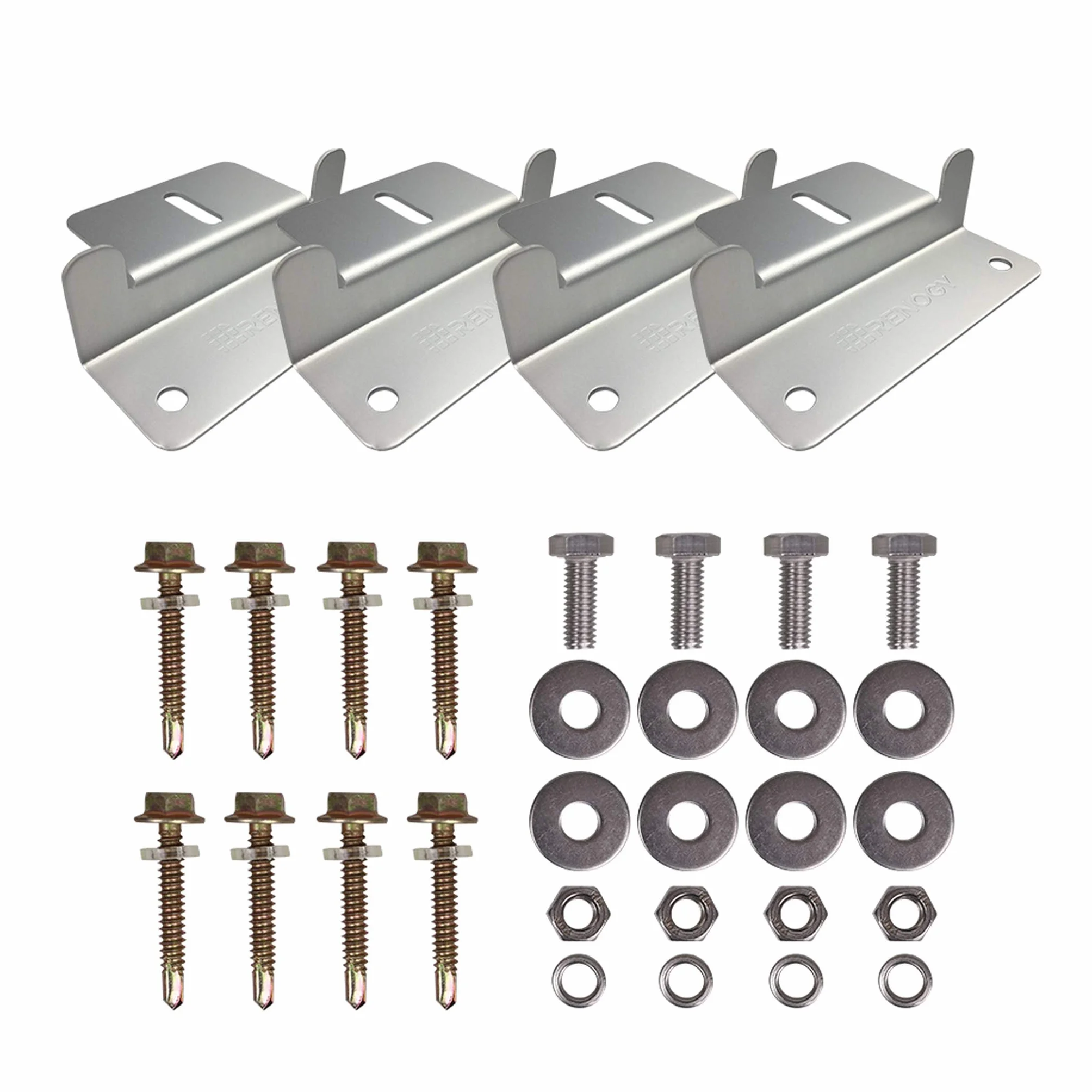 Renogy Set di Alluminio Staffe di Montaggio a z per Pannello Solare