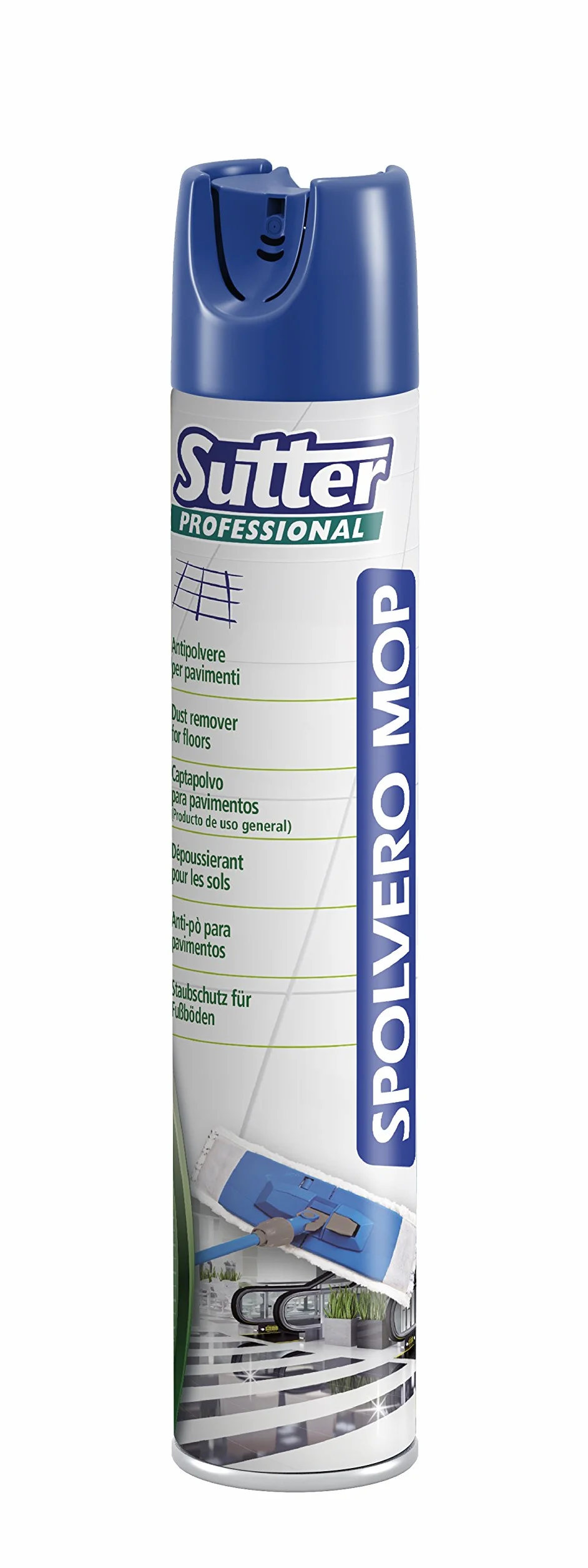 Sutter Professional Spolvero Mop Spray Antipolvere per Pavimenti, 500 ml