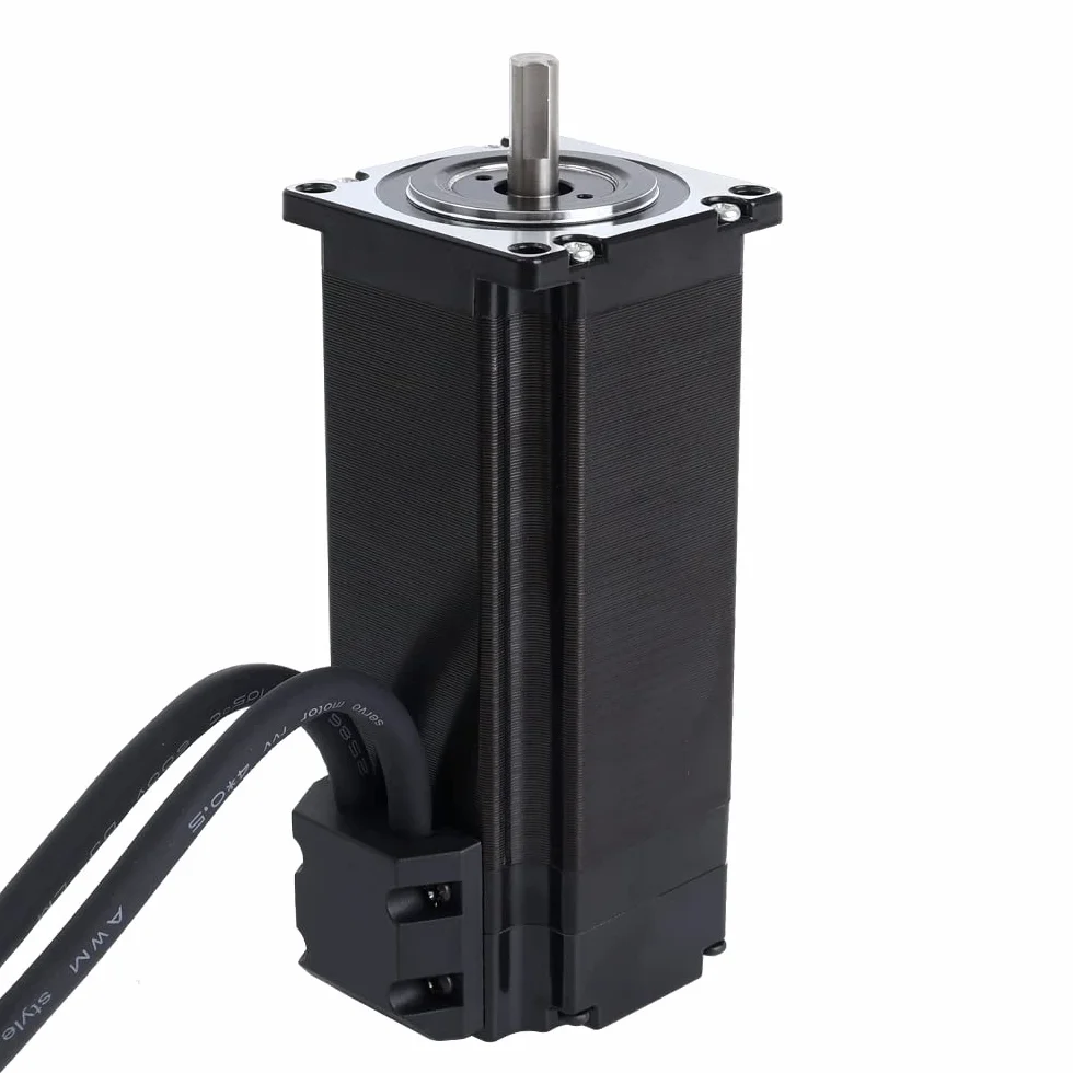 Stepperonline Kit di motore passo-passo 1 asse Closed Loop 3,0 Nm 1000PPR Nema 23 e motore passo-passo CL57T-V41 0-8,0 A 24-48 VDC per macchina per incisione CNC