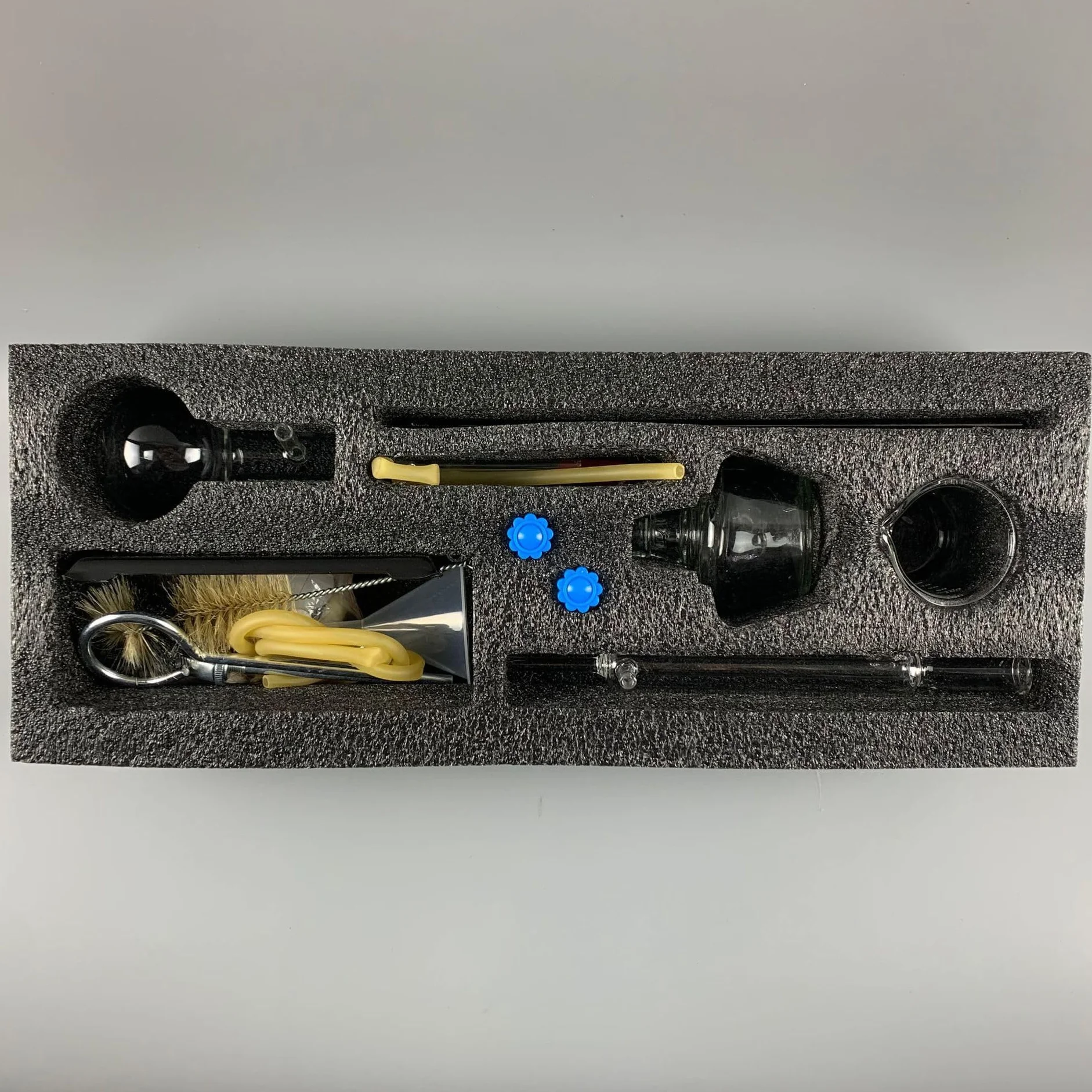 Alambicco Distillatore Oli Essenziali Kit 19pcs Apparecchio Distillazione Alcol Laboratorio Vetreria
