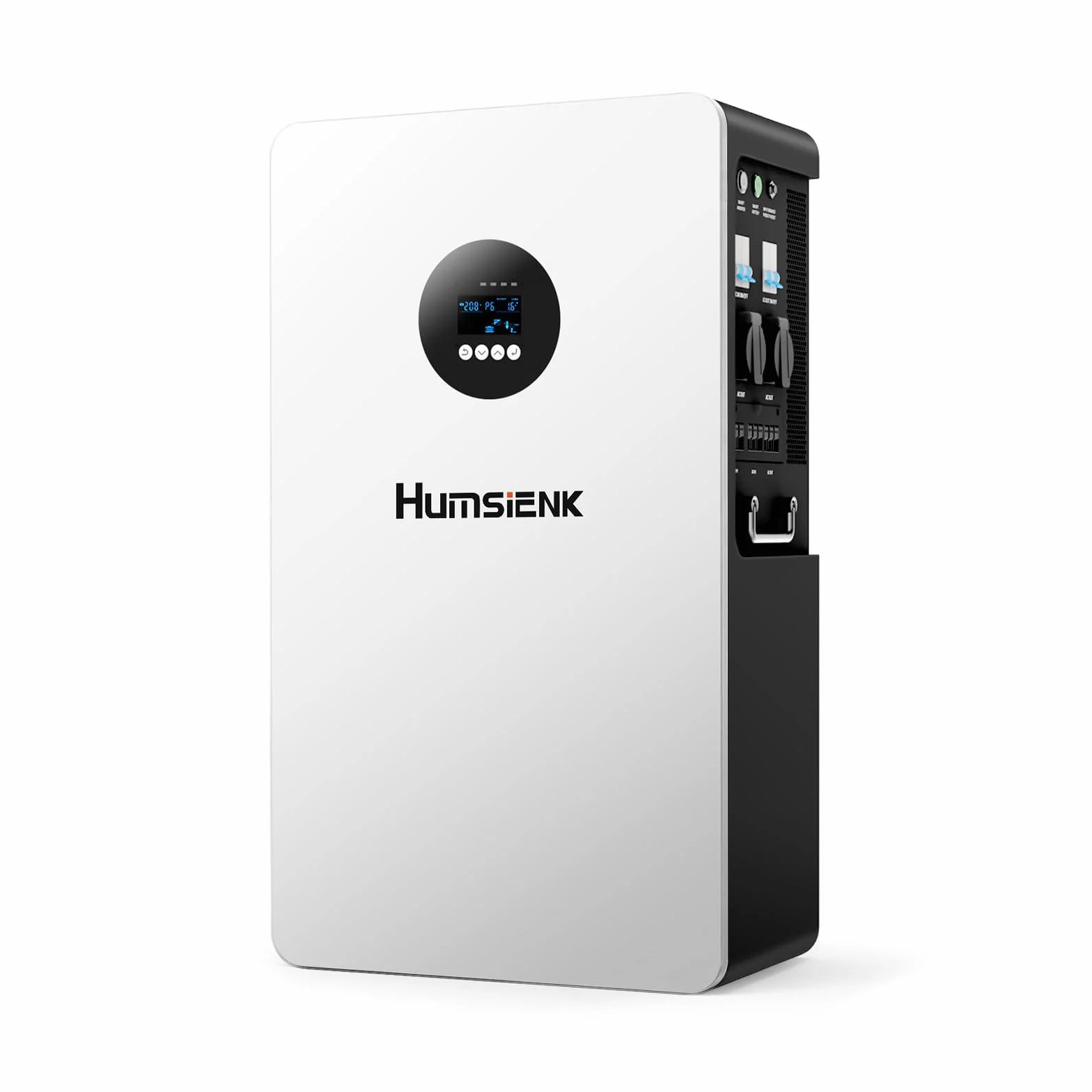HumsiENK Sistema Solare All-in-One 6-in-1 5kW – Batteria LiFePO4 5.12kWh, Ingresso PV 9000W, MPPT 99.5%, UPS <20ms, BMS 200A con Bilanciamento Attivo 3A per Backup Domestico e Off-Grid