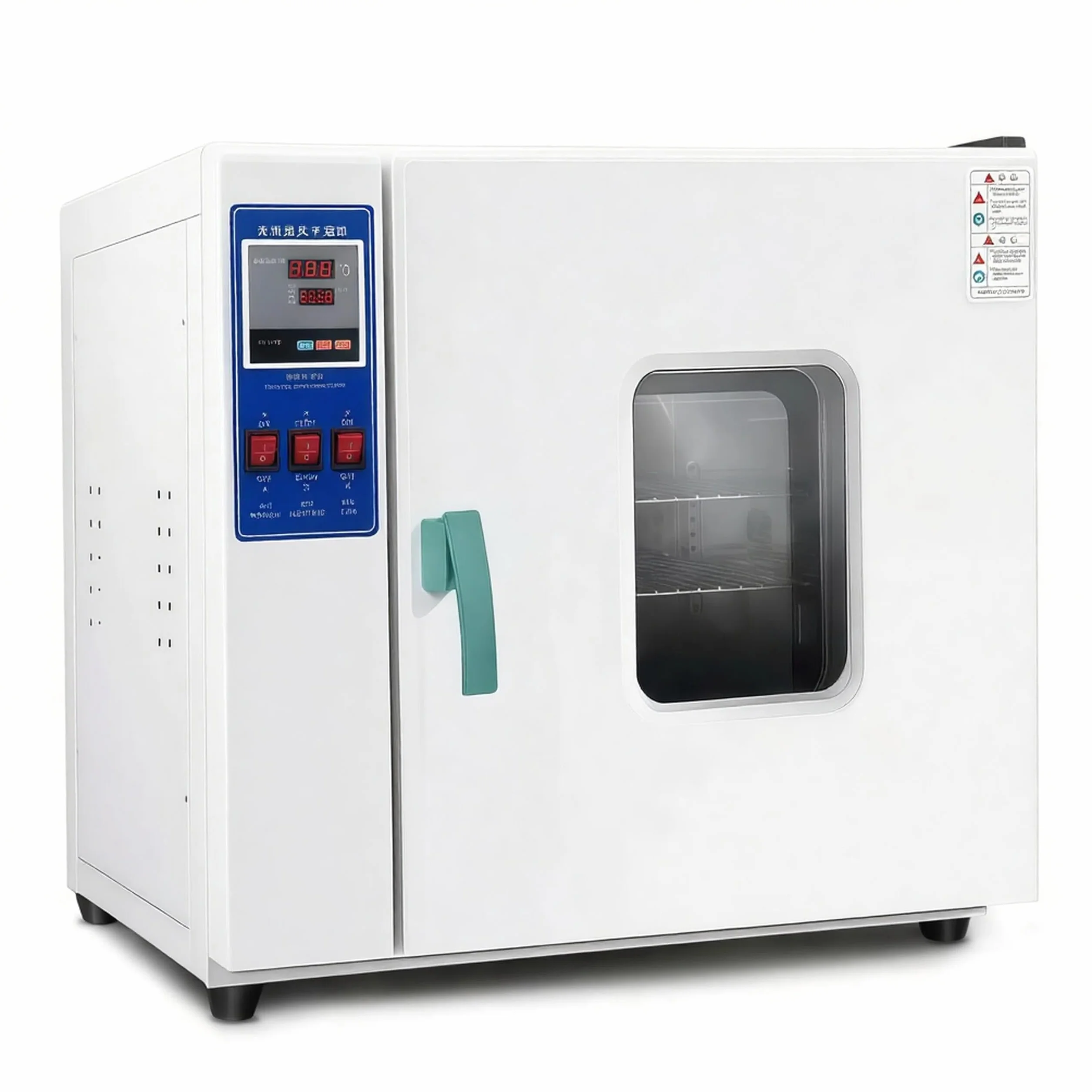 Stufa di Essiccazione da Laboratorio a Convezione Forzata Professionale, Forno Digitale in Acciaio Inox, RT+50-250°C, Timer 9999 min, Riscaldamento Uniforme per Industria e Ricerca (16L / 43L) (43L)