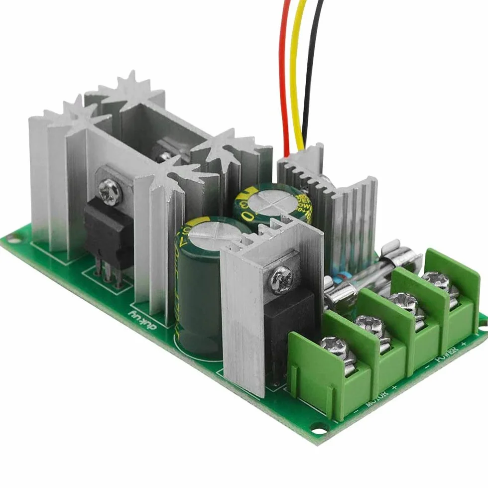 PWM - Regolatore di velocità per motore DC 12 V, 24 V, 36 V, 48 V, modulo di trasmissione ad alte prestazioni, regolatore elettronico di velocità PWM per dimmer LED ultra piccolo da 20 A