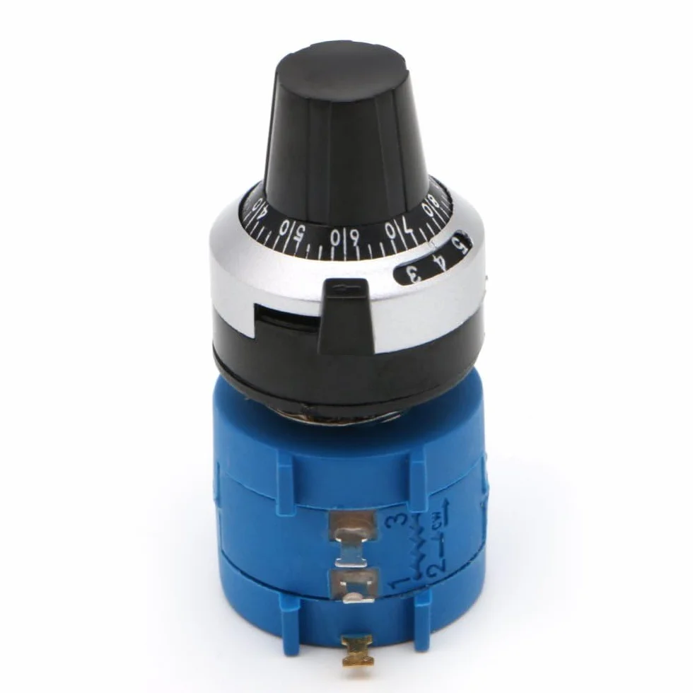 TopHomer 3590S-2-102L potenziometro filo avvolto multigiro 1K Ohm 10 giri resistore lineare regolabile con manopola