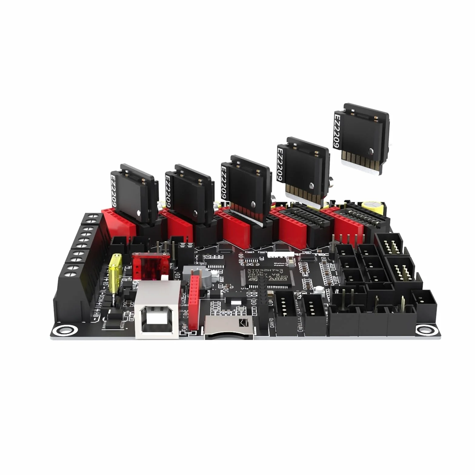 Scheda madre SKR 3 EZ compatibile con Ender 3 V2/5 | Supporto driver EZ, compatibile con Raspberry Pi, layout multi-interfaccia, design pronto for l'espansione(With DC Mode)
