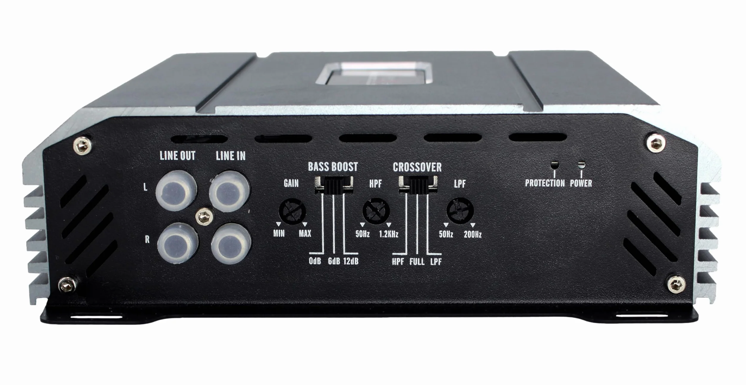 Excalibur X275.2 Amplificatore Audio Auto 2 Canali Stereo 2x650W con Bass-Boost 12 dB, Amplificatore Auto Subwoofer 1300W in modalità Bridge, Sub Sonic 10-50Hz e Low Pass Filter 50-200Hz, Serie 2025