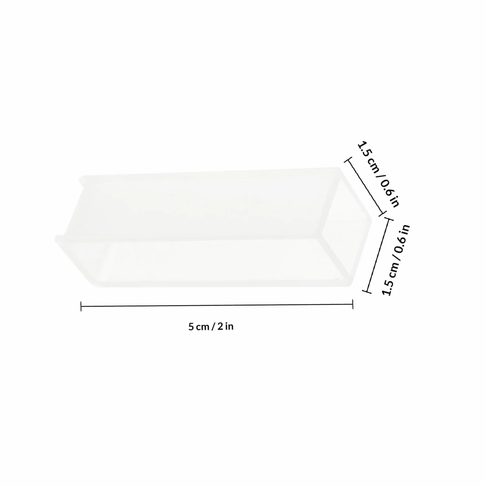 Cuvette in Vetro Lunghezza del Cammino 10mm Set di 4 per Spettrofotometro